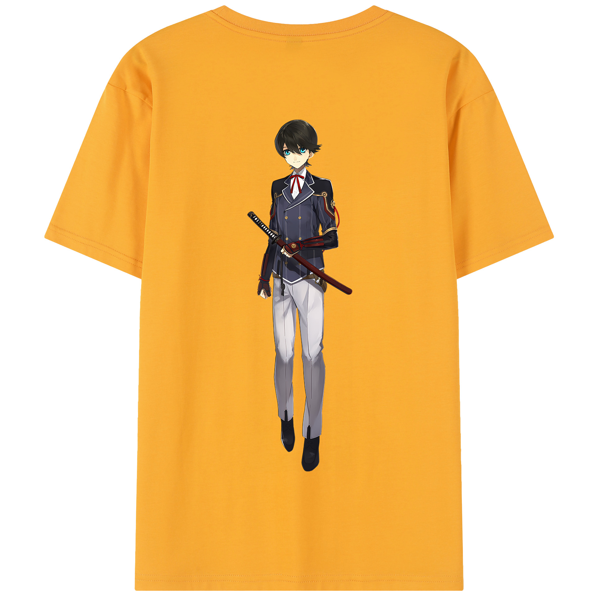 （画像用） 刀剣乱舞 Touken Ranbu 綿100％半袖Tシャツ（背面プリント）