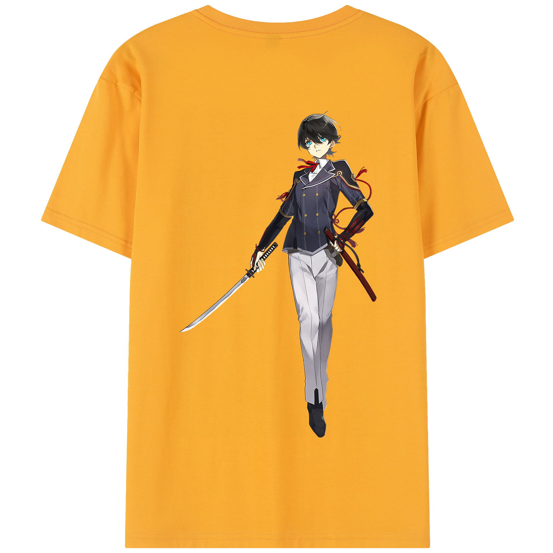 （画像用） 刀剣乱舞 Touken Ranbu 綿100％半袖Tシャツ（背面プリント）