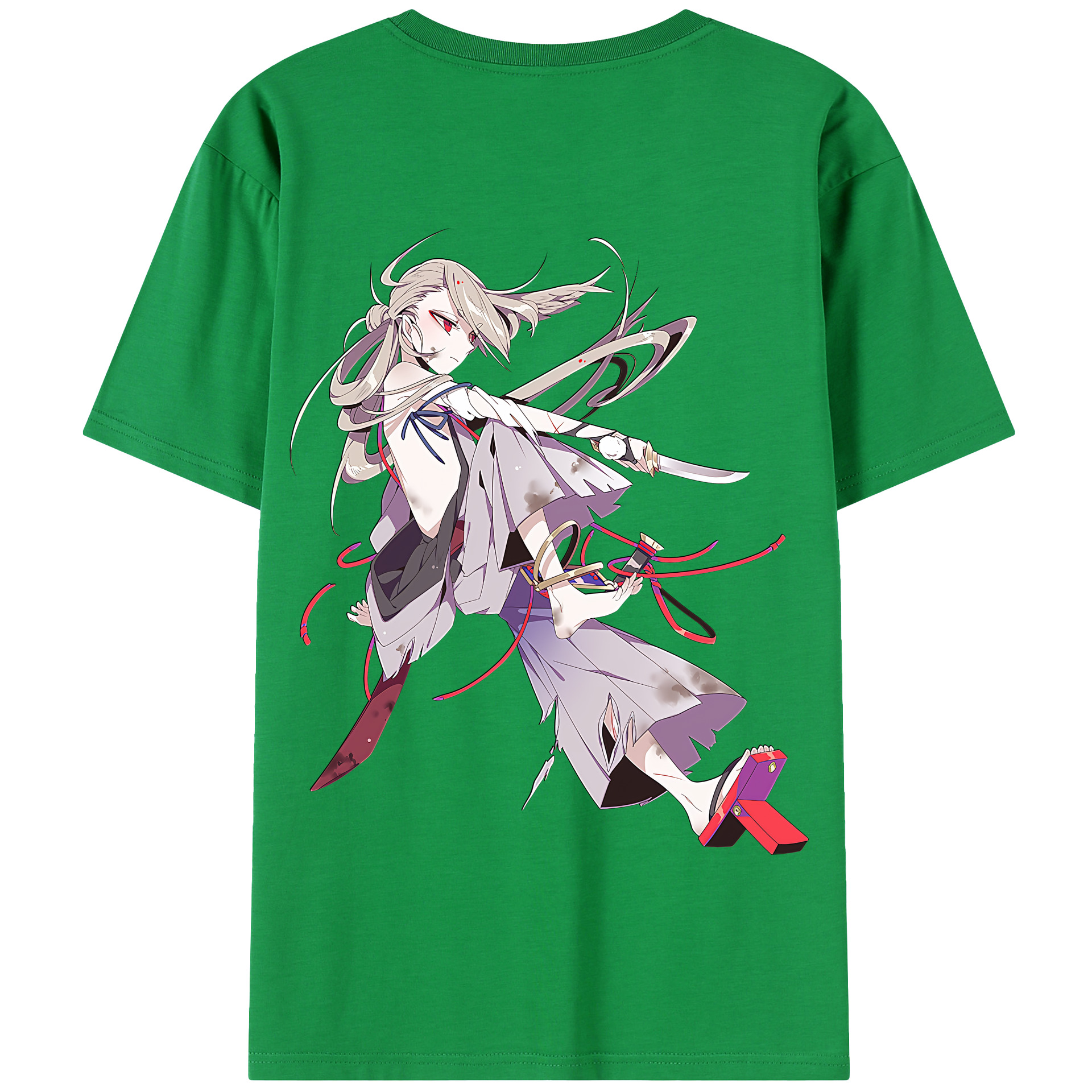 （画像用） 刀剣乱舞 Touken Ranbu 綿100％半袖Tシャツ（背面プリント）