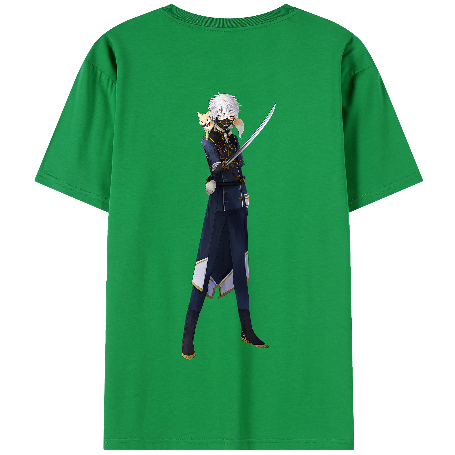 （画像用） 刀剣乱舞 Touken Ranbu 綿100％半袖Tシャツ（背面プリント）