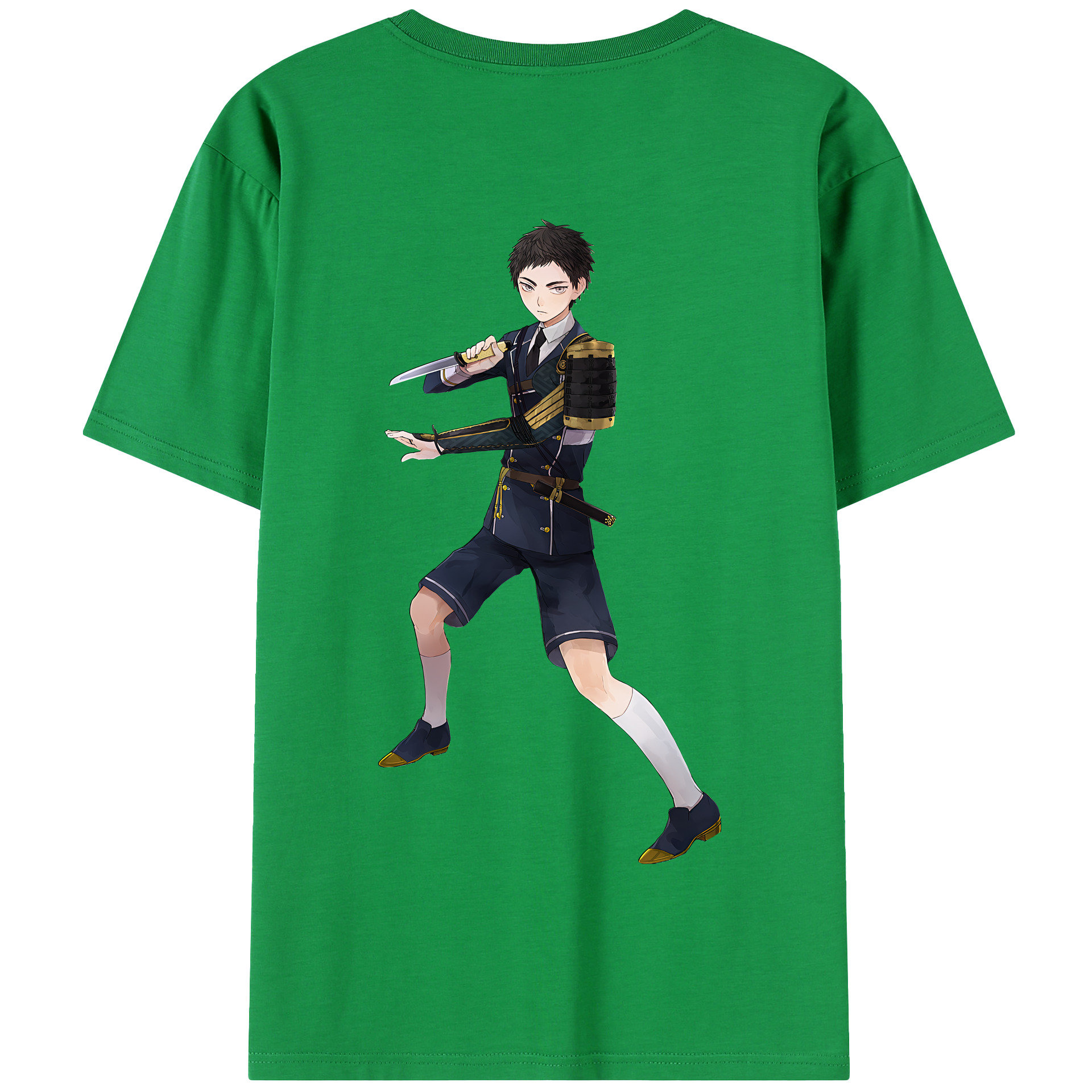 （画像用） 刀剣乱舞 Touken Ranbu 綿100％半袖Tシャツ（背面プリント）