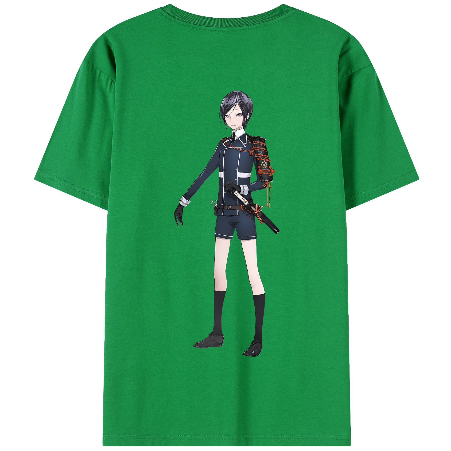 （画像用） 刀剣乱舞 Touken Ranbu 綿100％半袖Tシャツ（背面プリント）
