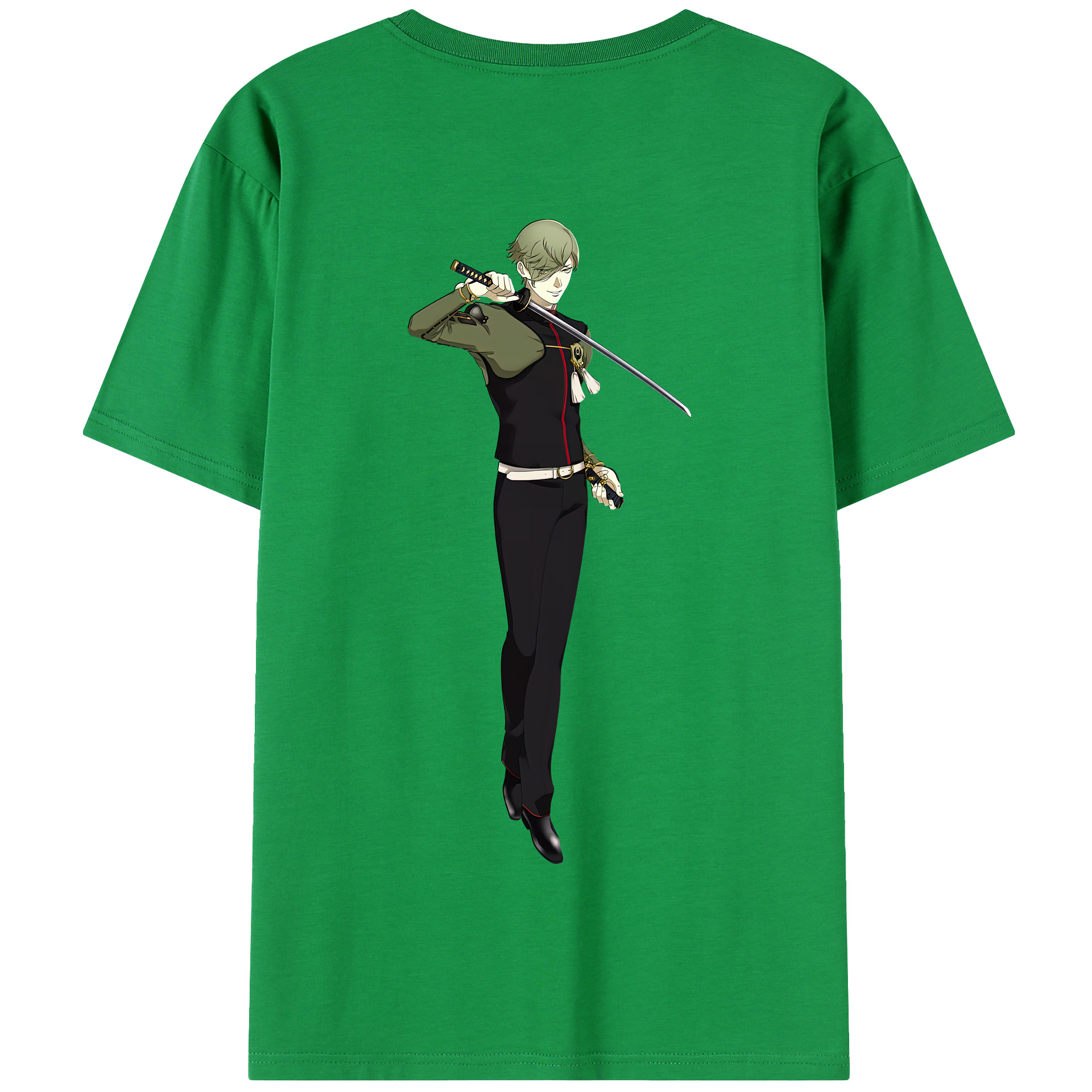 （画像用） 刀剣乱舞 Touken Ranbu 綿100％半袖Tシャツ（背面プリント）