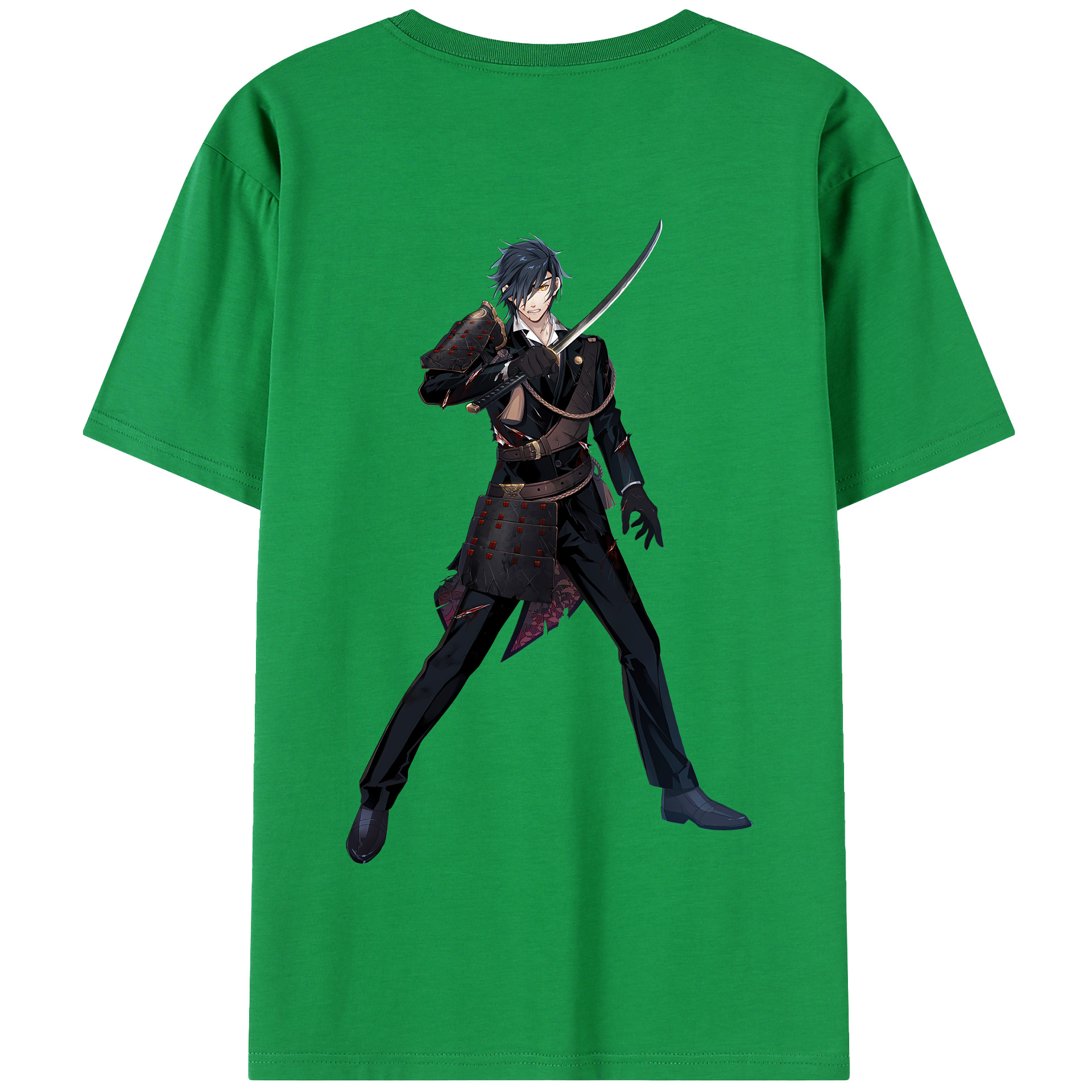 （画像用） 刀剣乱舞 Touken Ranbu 綿100％半袖Tシャツ（背面プリント）