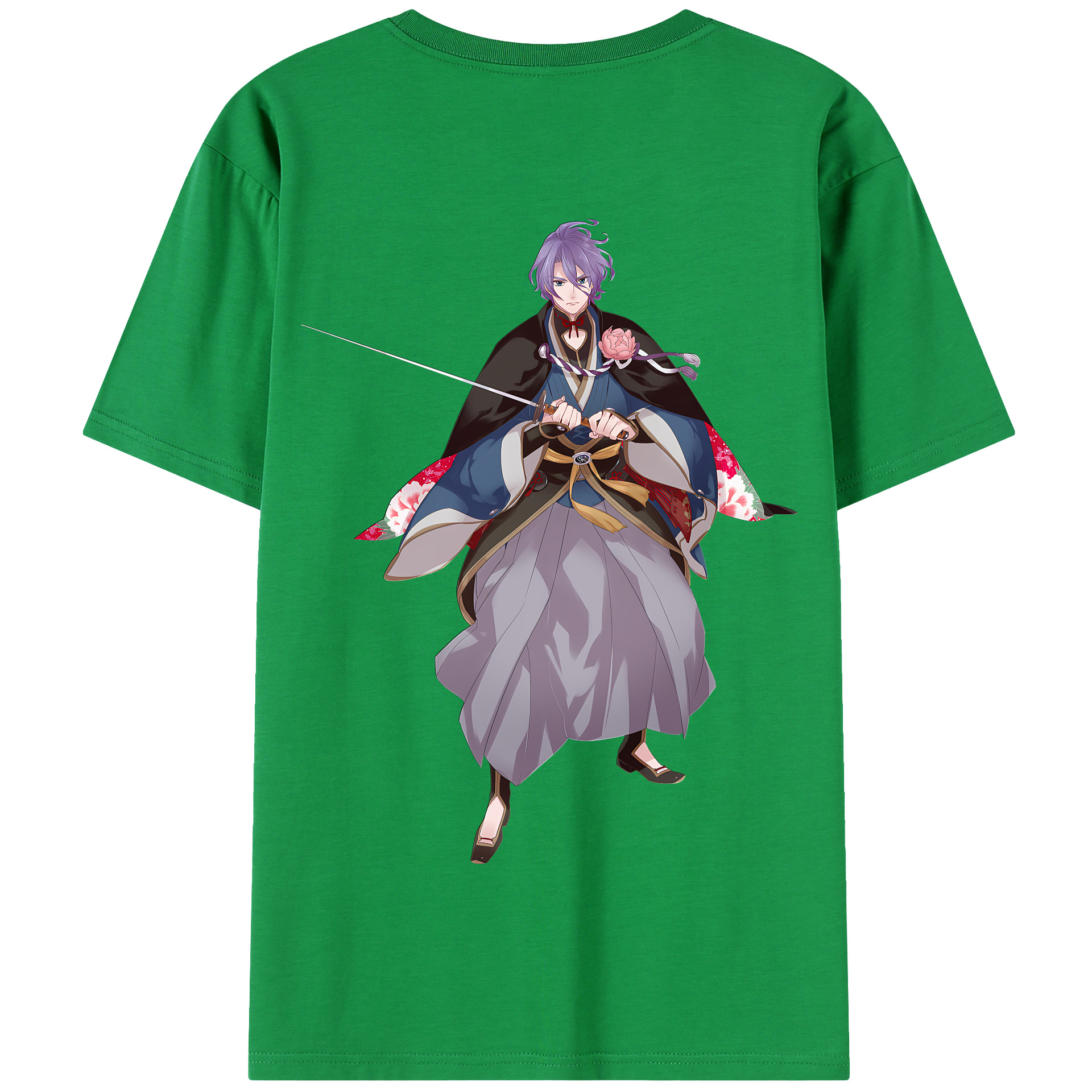 （画像用） 刀剣乱舞 Touken Ranbu 綿100％半袖Tシャツ（背面プリント）