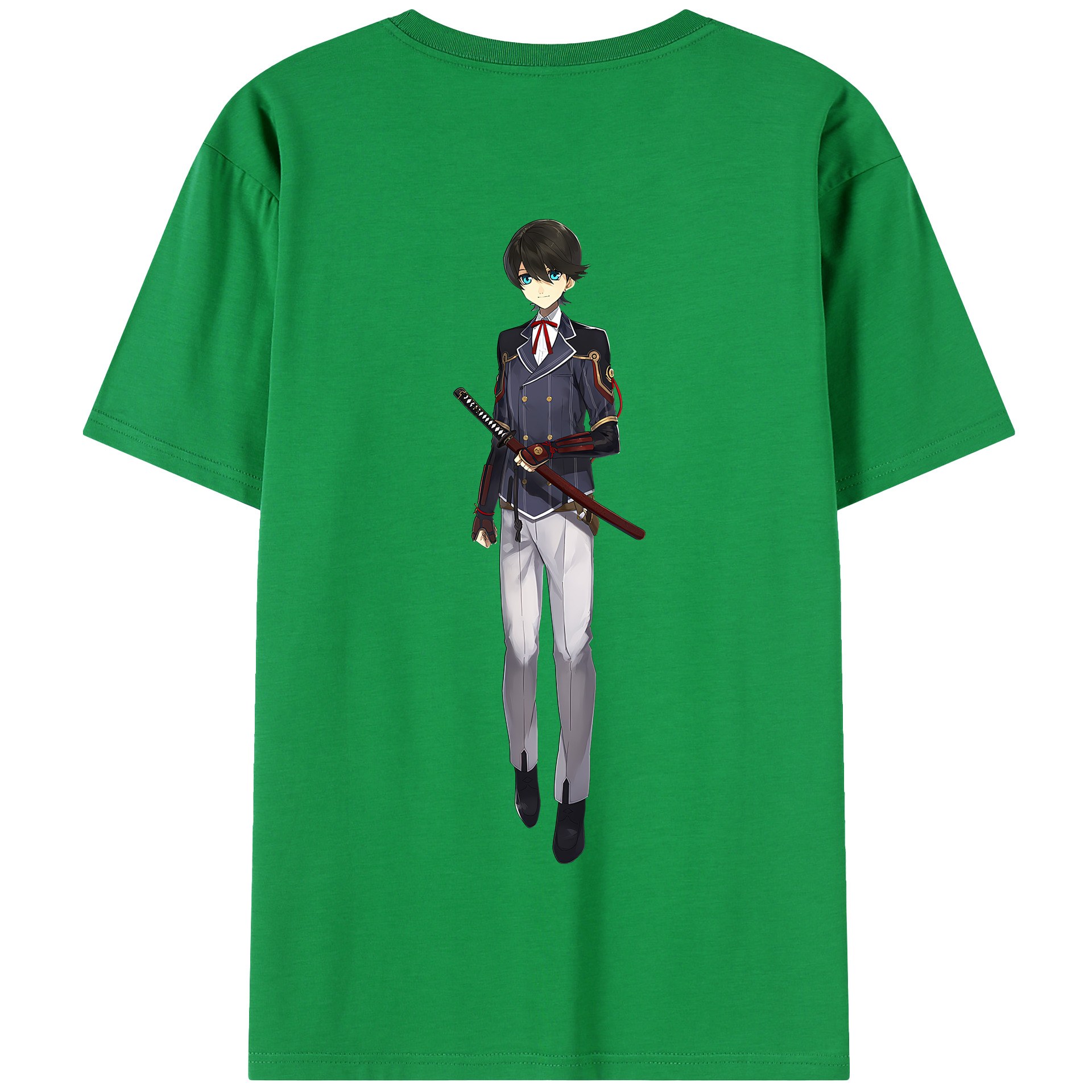 （画像用） 刀剣乱舞 Touken Ranbu 綿100％半袖Tシャツ（背面プリント）