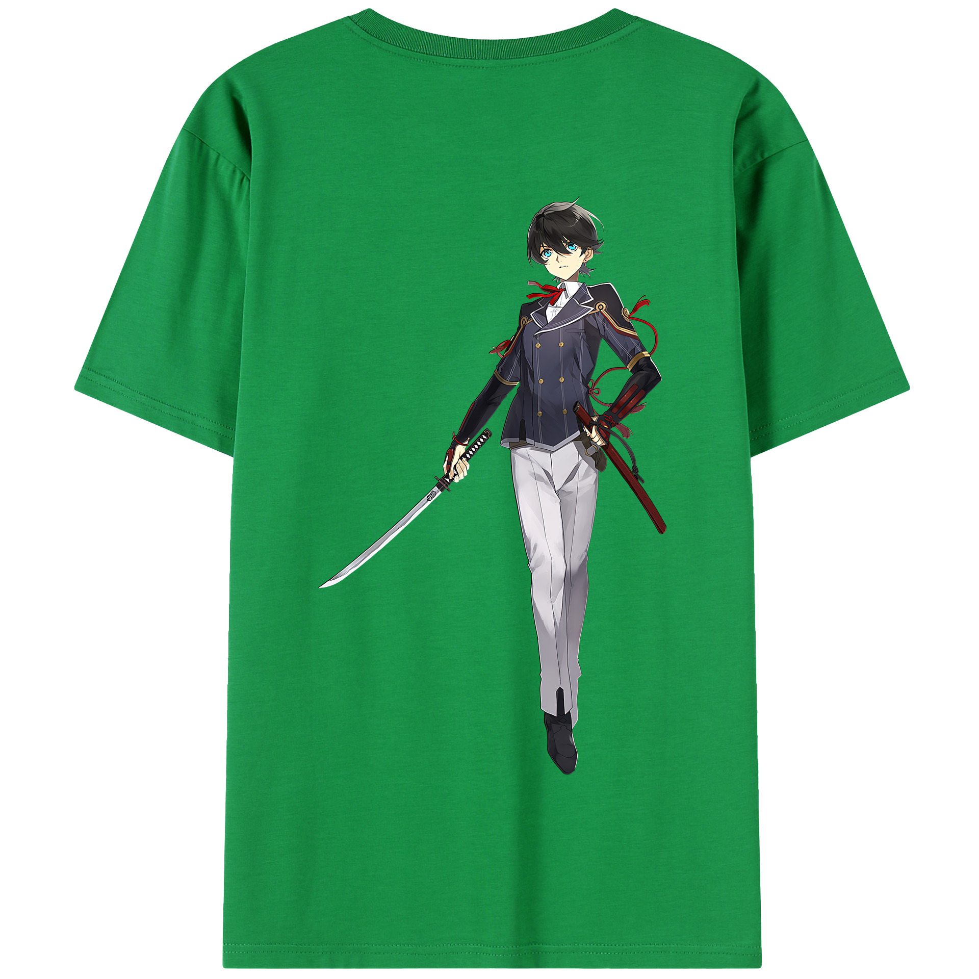 （画像用） 刀剣乱舞 Touken Ranbu 綿100％半袖Tシャツ（背面プリント）