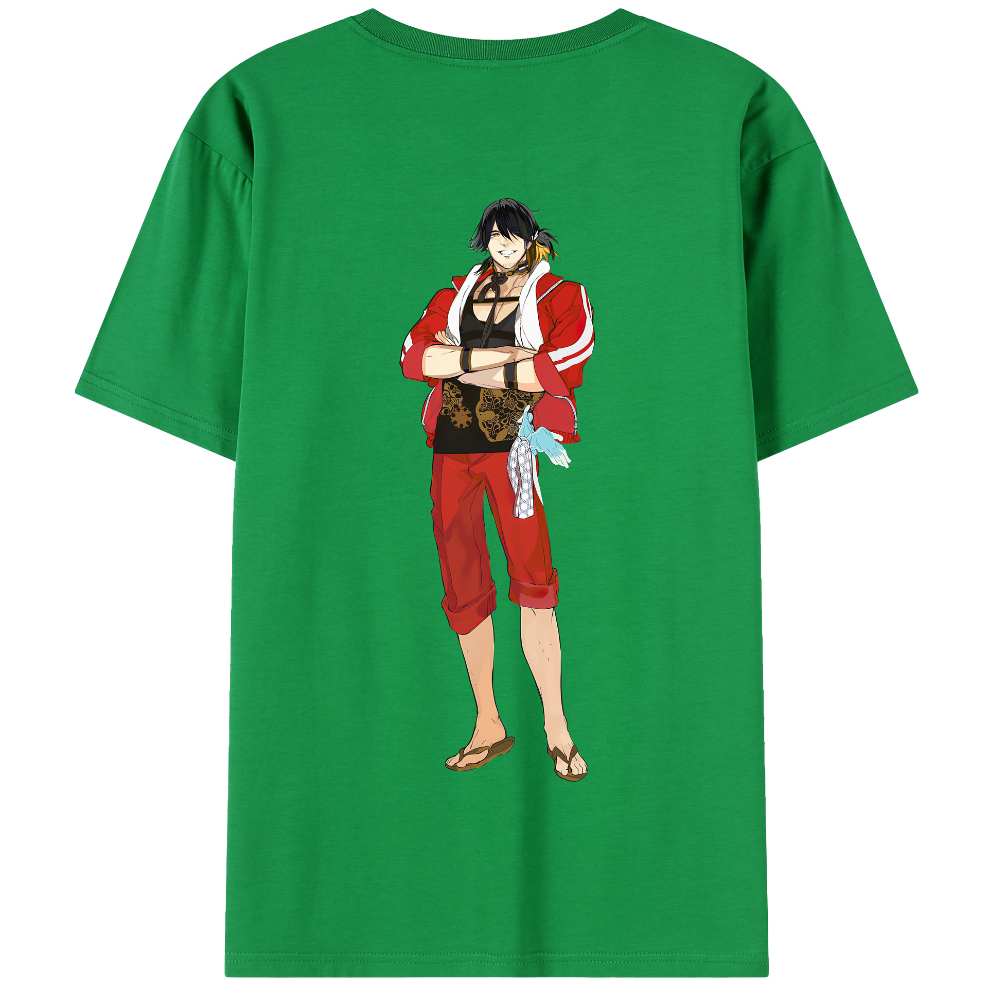 （画像用） 刀剣乱舞 Touken Ranbu 綿100％半袖Tシャツ（背面プリント）