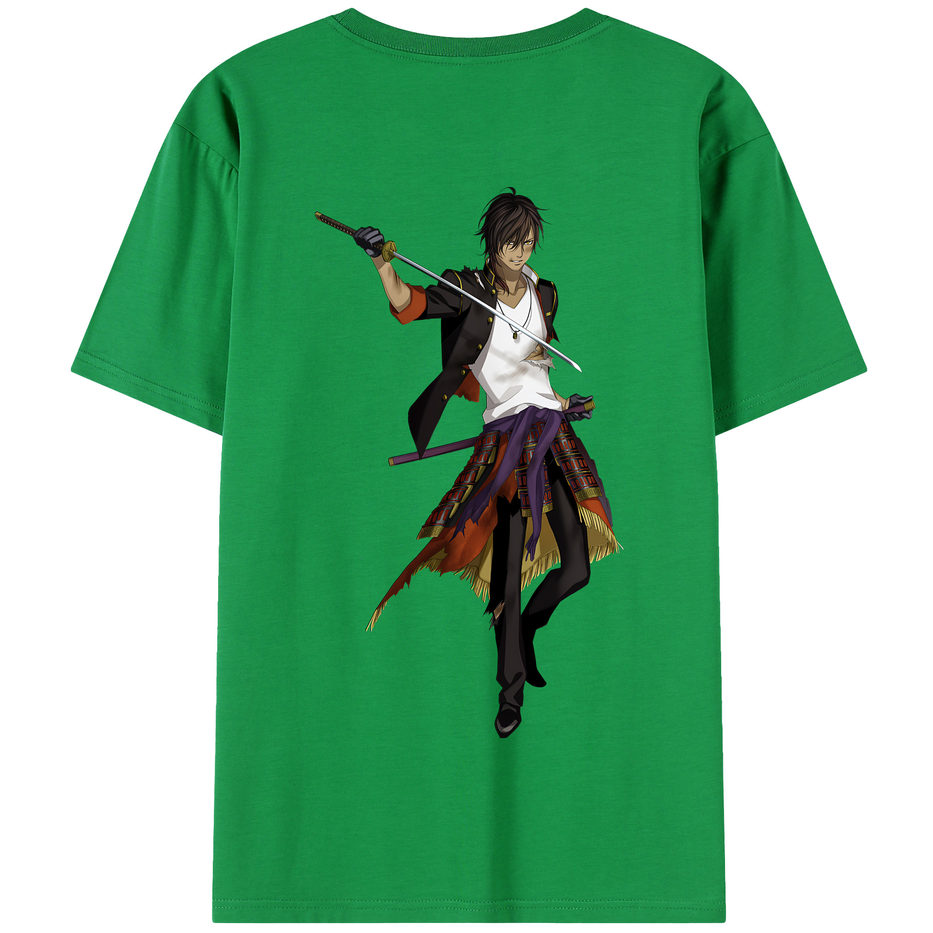 （画像用） 刀剣乱舞 Touken Ranbu 綿100％半袖Tシャツ（背面プリント）