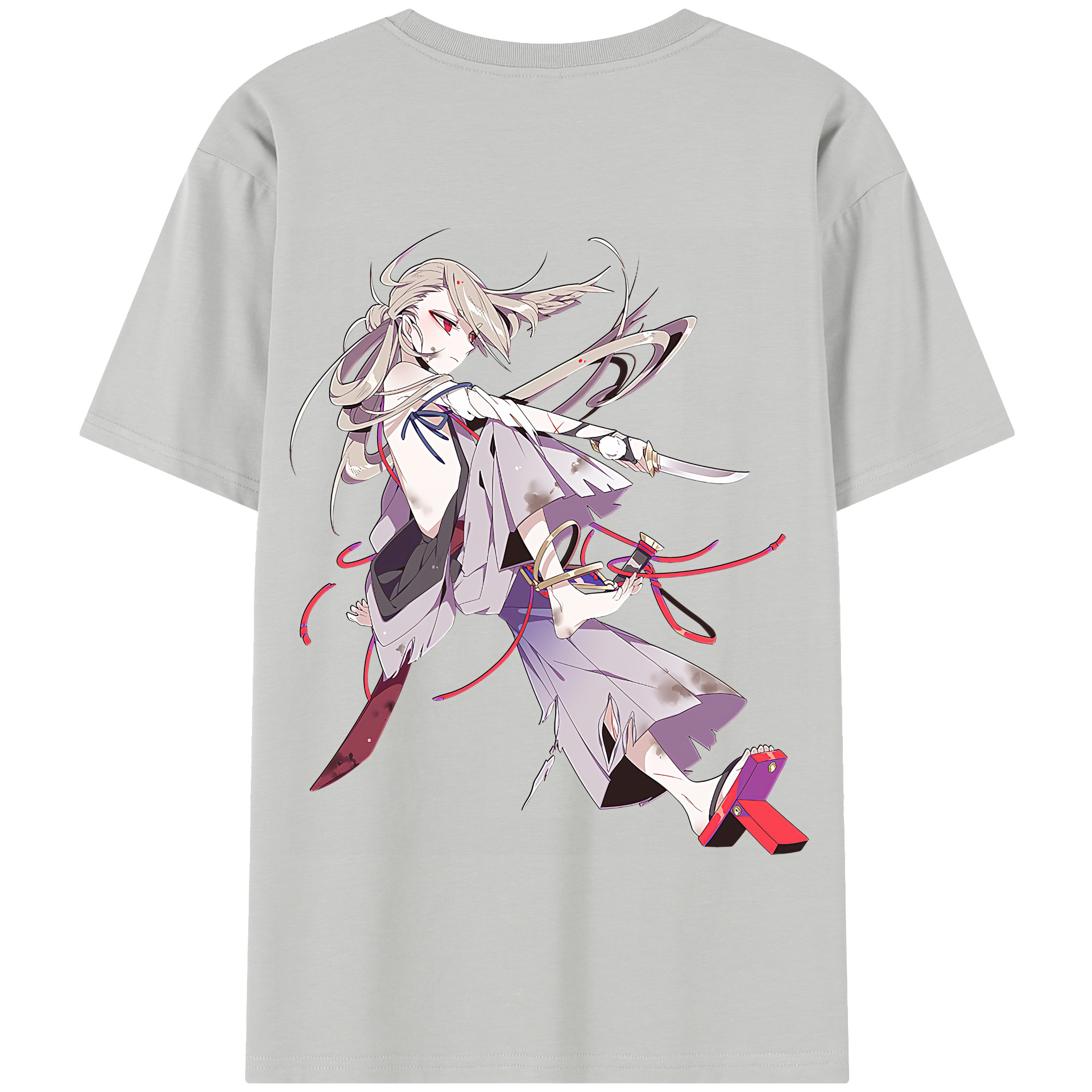 （画像用） 刀剣乱舞 Touken Ranbu 綿100％半袖Tシャツ（背面プリント）