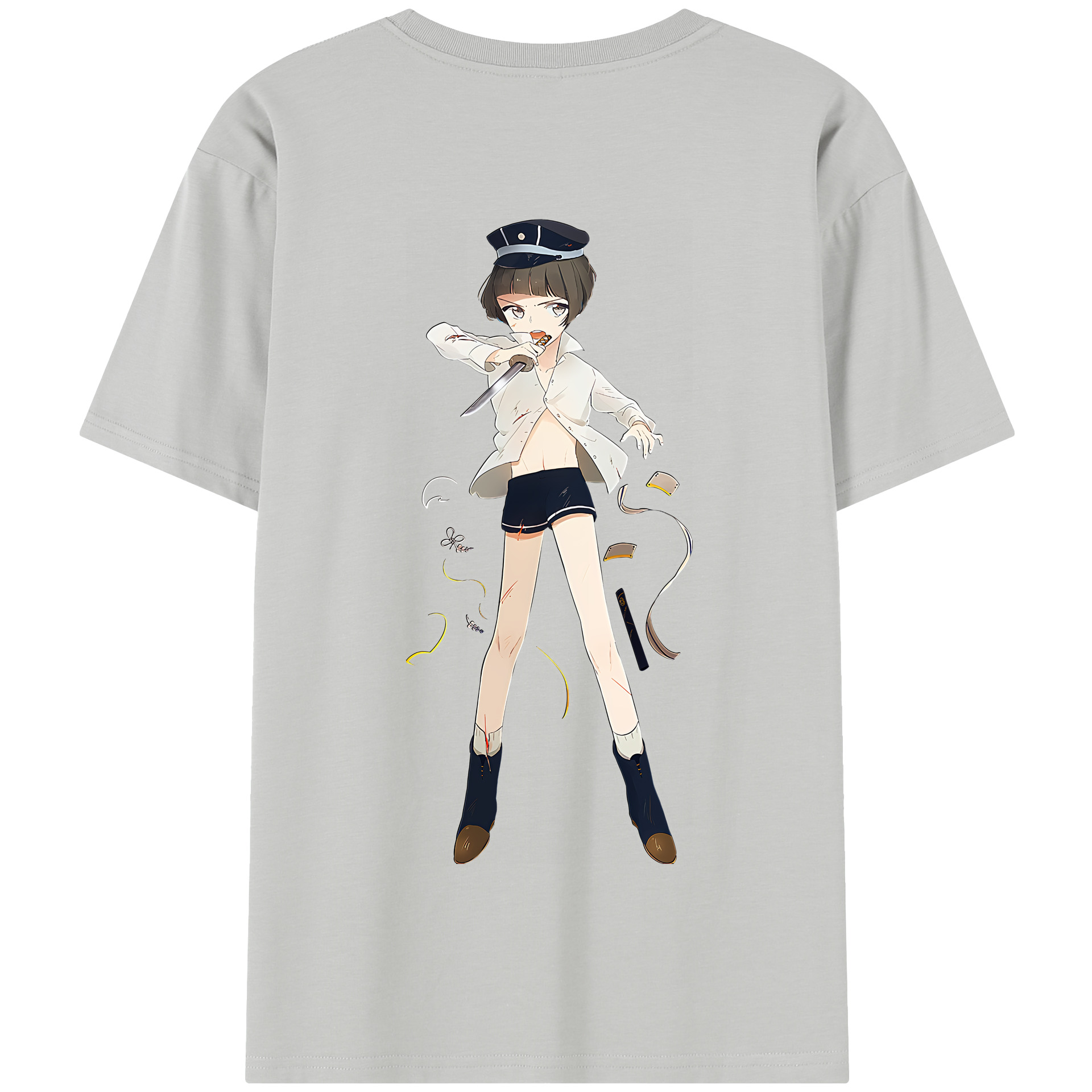 （画像用） 刀剣乱舞 Touken Ranbu 綿100％半袖Tシャツ（背面プリント）
