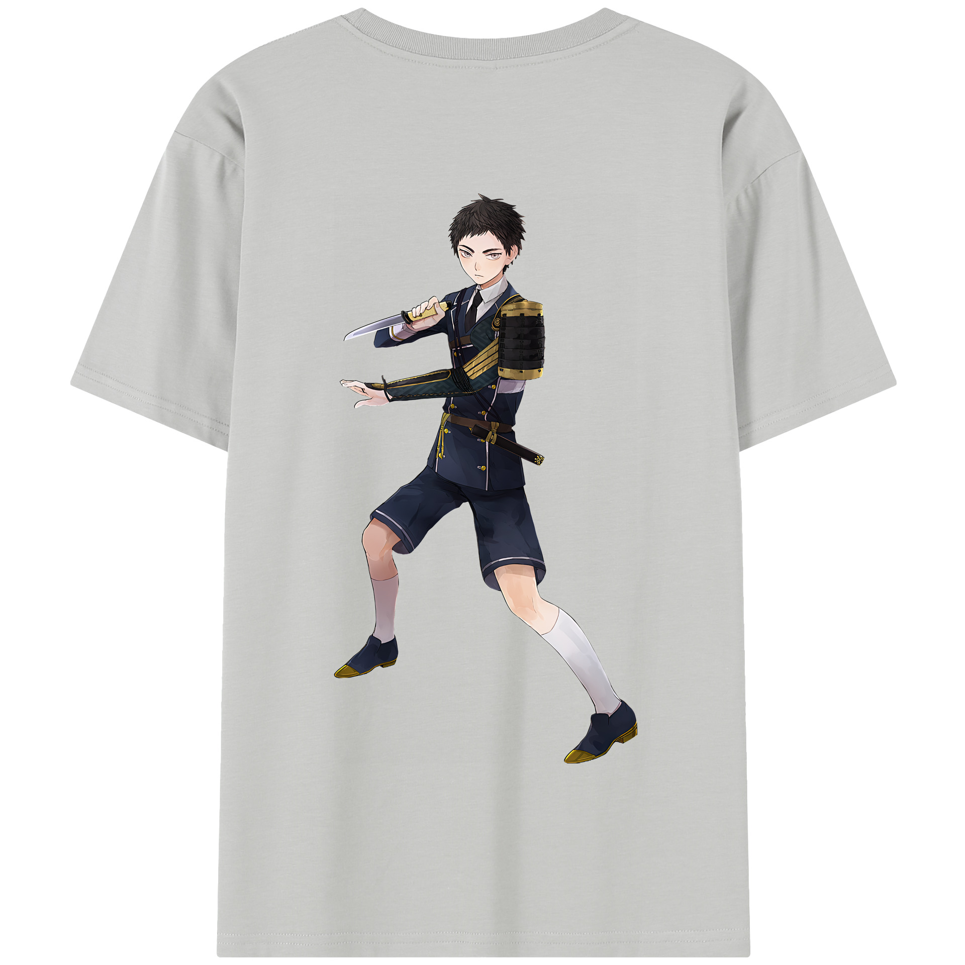 （画像用） 刀剣乱舞 Touken Ranbu 綿100％半袖Tシャツ（背面プリント）