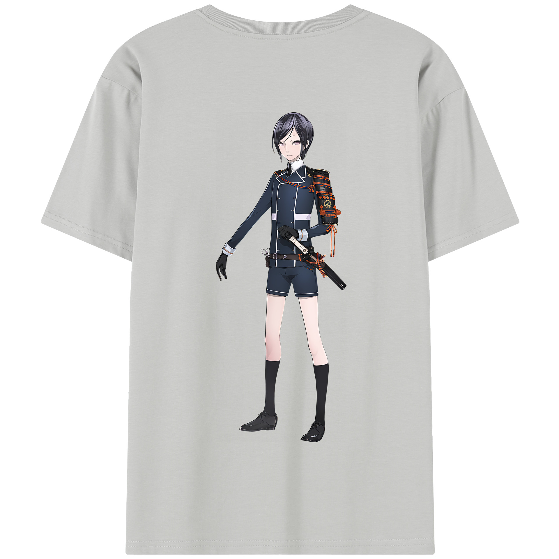（画像用） 刀剣乱舞 Touken Ranbu 綿100％半袖Tシャツ（背面プリント）