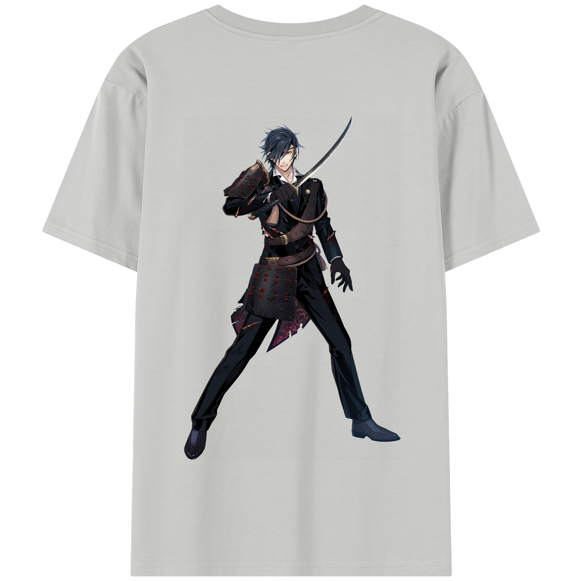 （画像用） 刀剣乱舞 Touken Ranbu 綿100％半袖Tシャツ（背面プリント）