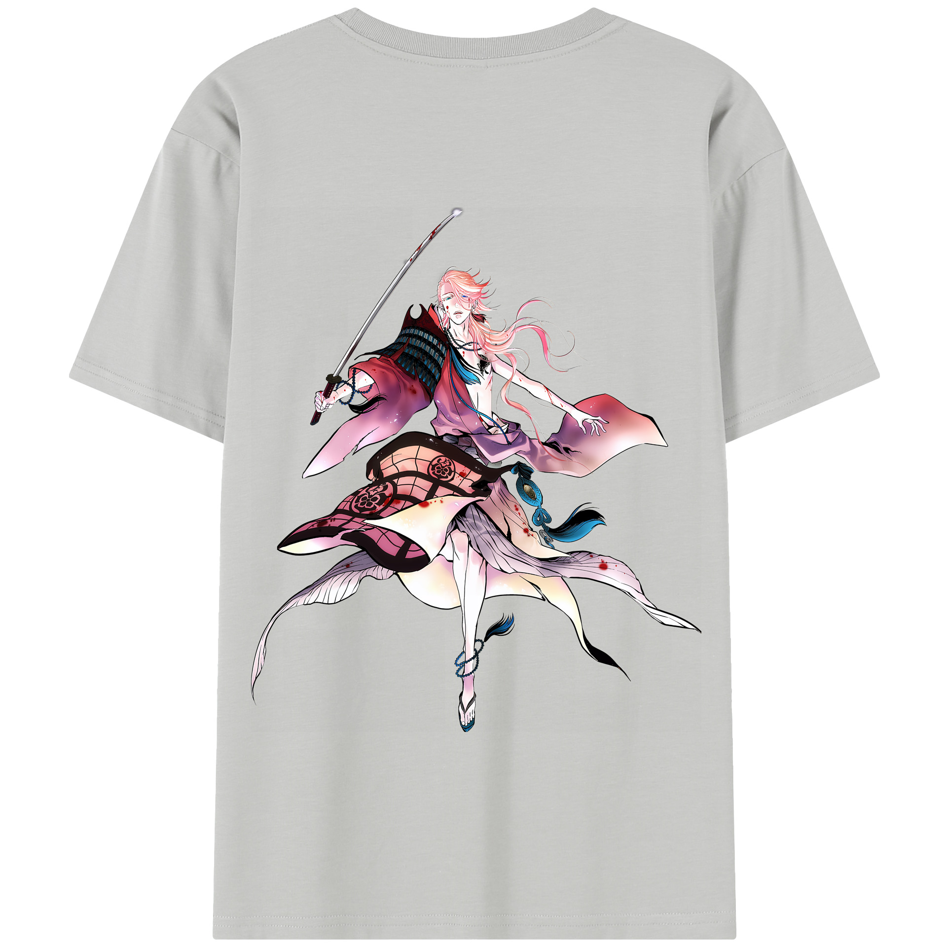 （画像用） 刀剣乱舞 Touken Ranbu 綿100％半袖Tシャツ（背面プリント）