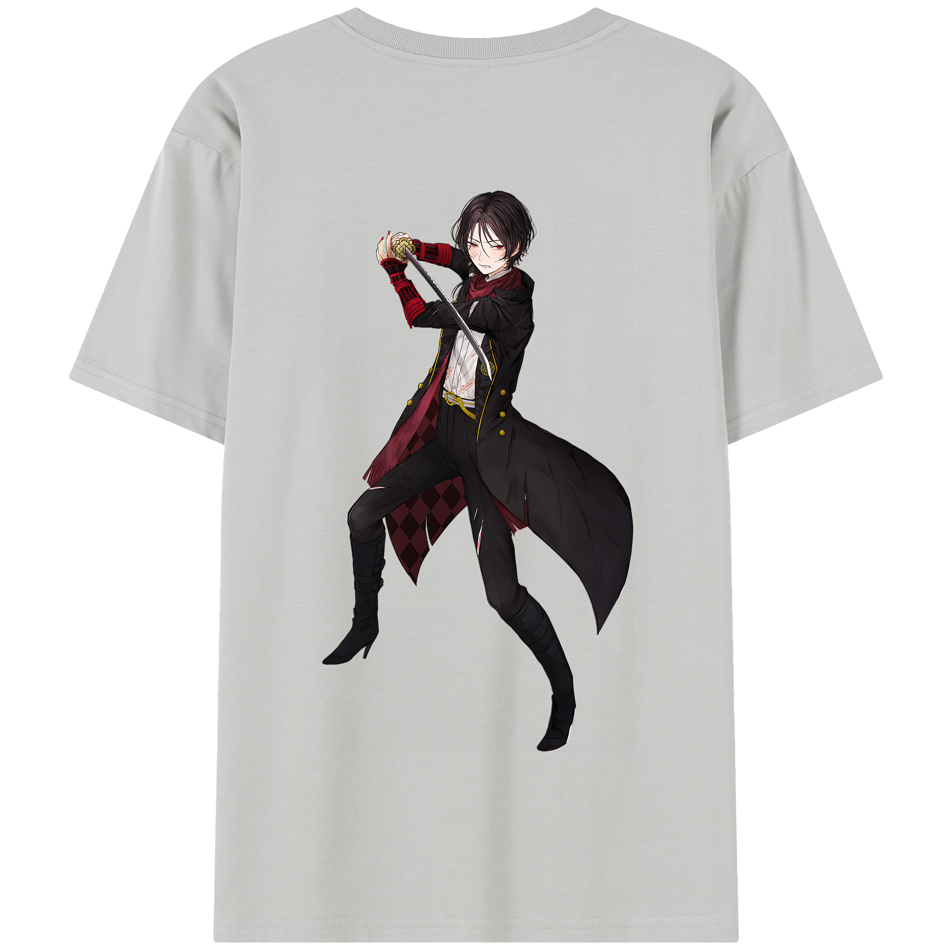 （画像用） 刀剣乱舞 Touken Ranbu 綿100％半袖Tシャツ（背面プリント）