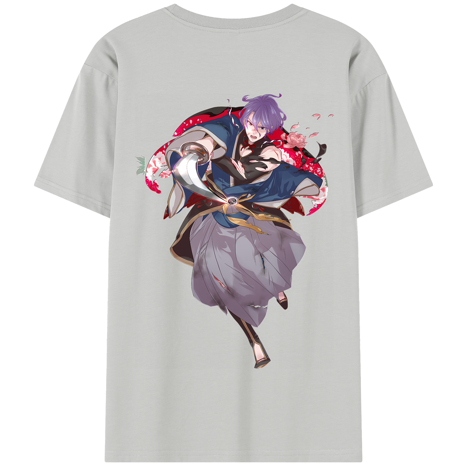 （画像用） 刀剣乱舞 Touken Ranbu 綿100％半袖Tシャツ（背面プリント）