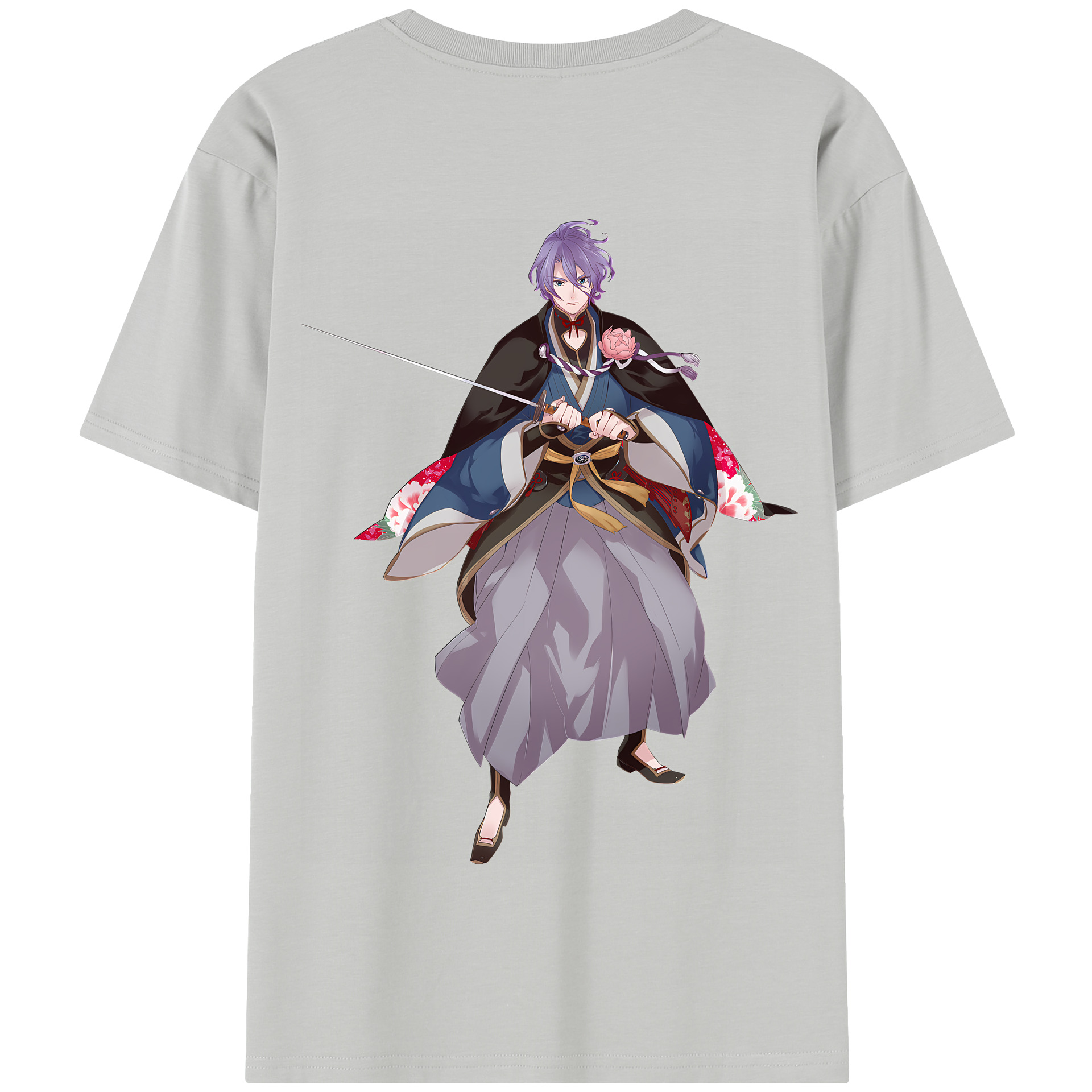 （画像用） 刀剣乱舞 Touken Ranbu 綿100％半袖Tシャツ（背面プリント）