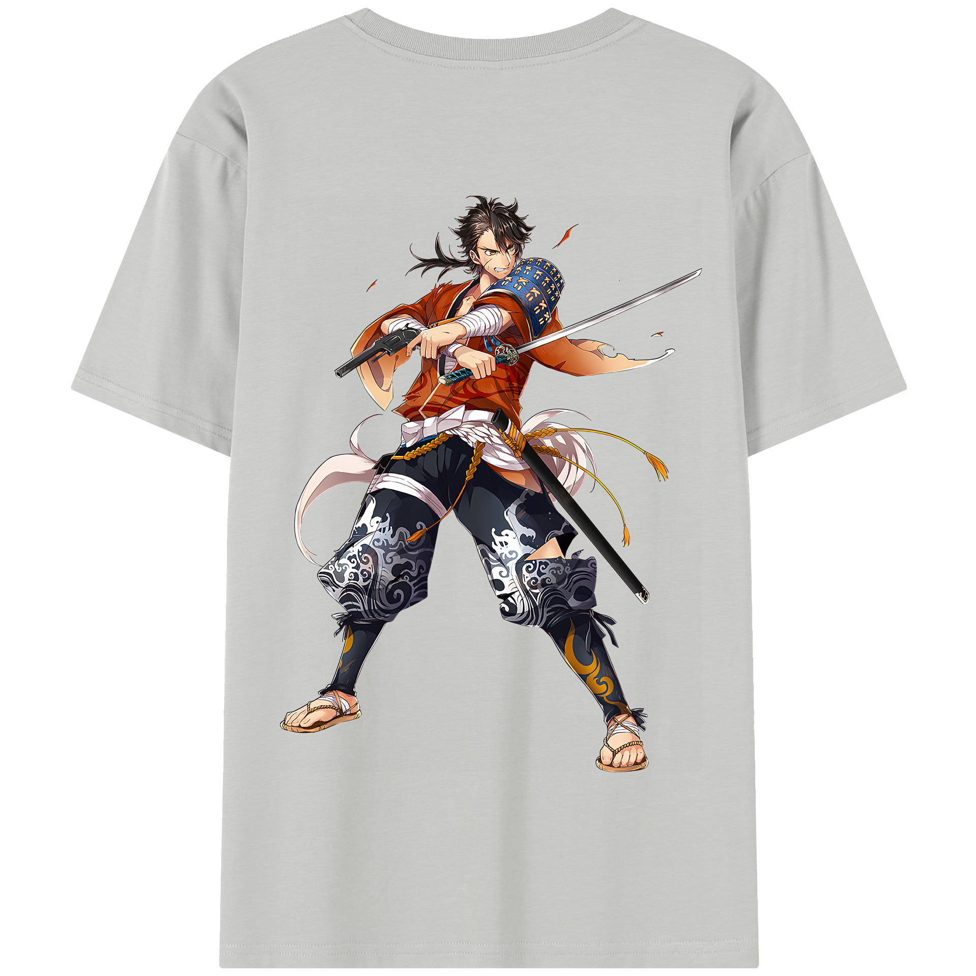（画像用） 刀剣乱舞 Touken Ranbu 綿100％半袖Tシャツ（背面プリント）