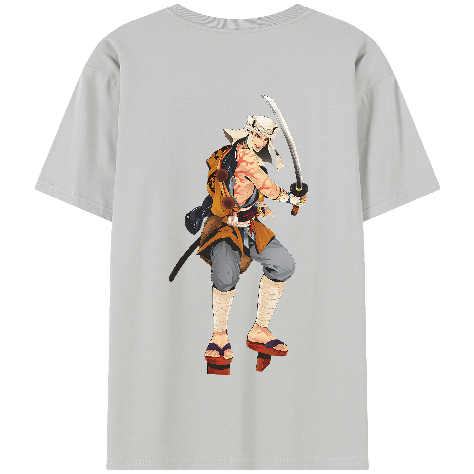 （画像用） 刀剣乱舞 Touken Ranbu 綿100％半袖Tシャツ（背面プリント）