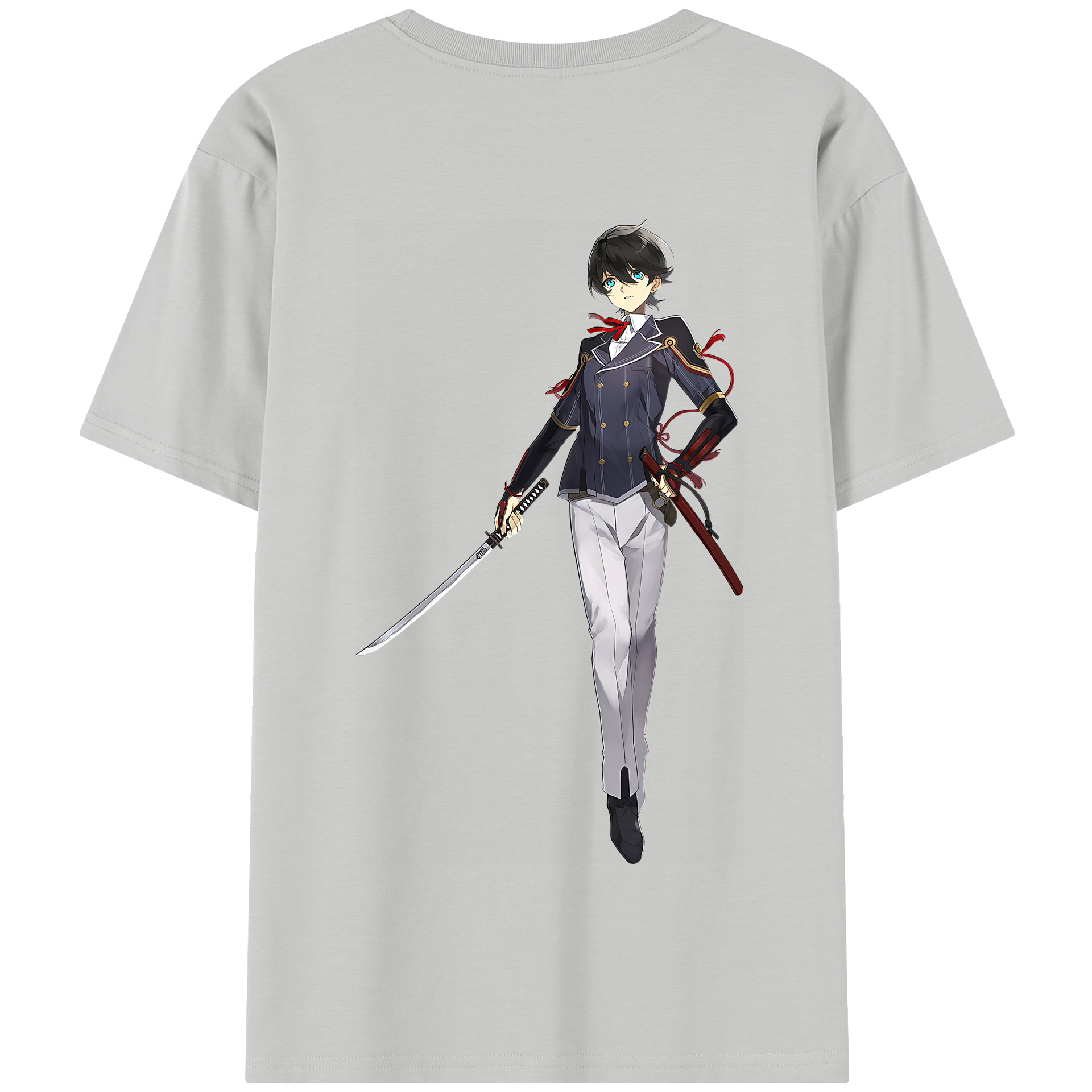 （画像用） 刀剣乱舞 Touken Ranbu 綿100％半袖Tシャツ（背面プリント）