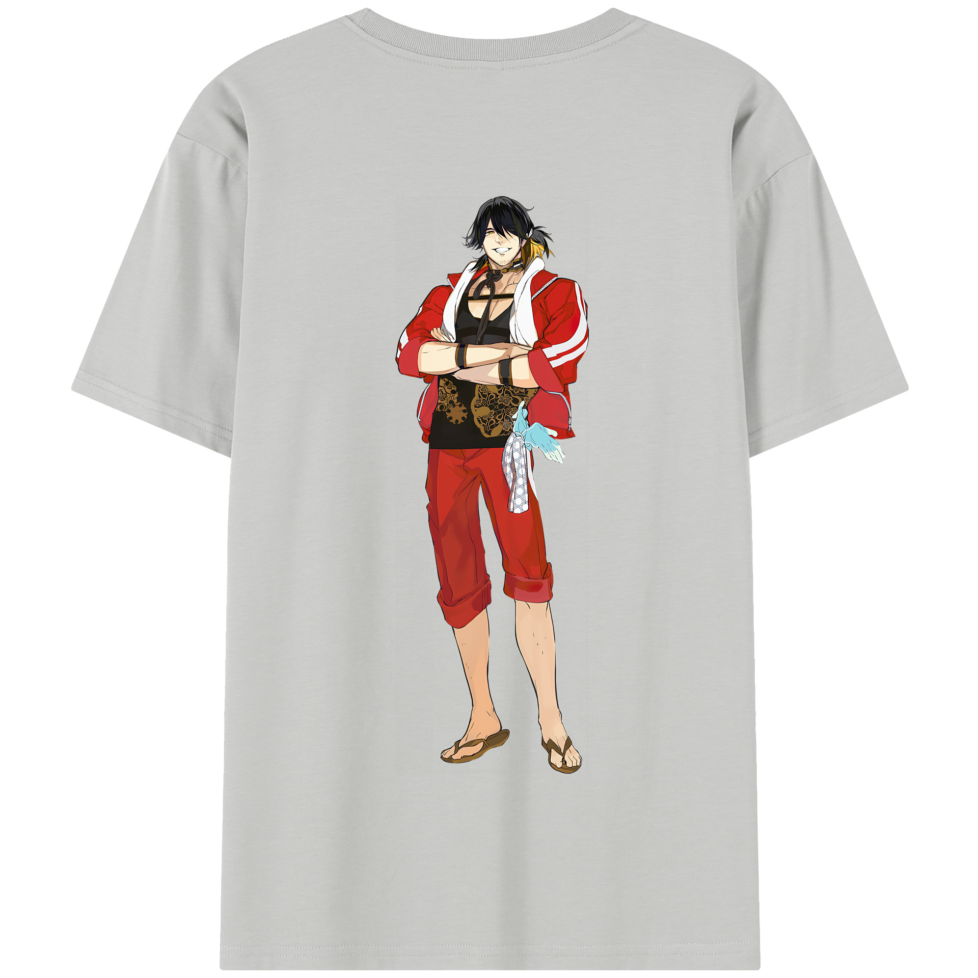 （画像用） 刀剣乱舞 Touken Ranbu 綿100％半袖Tシャツ（背面プリント）