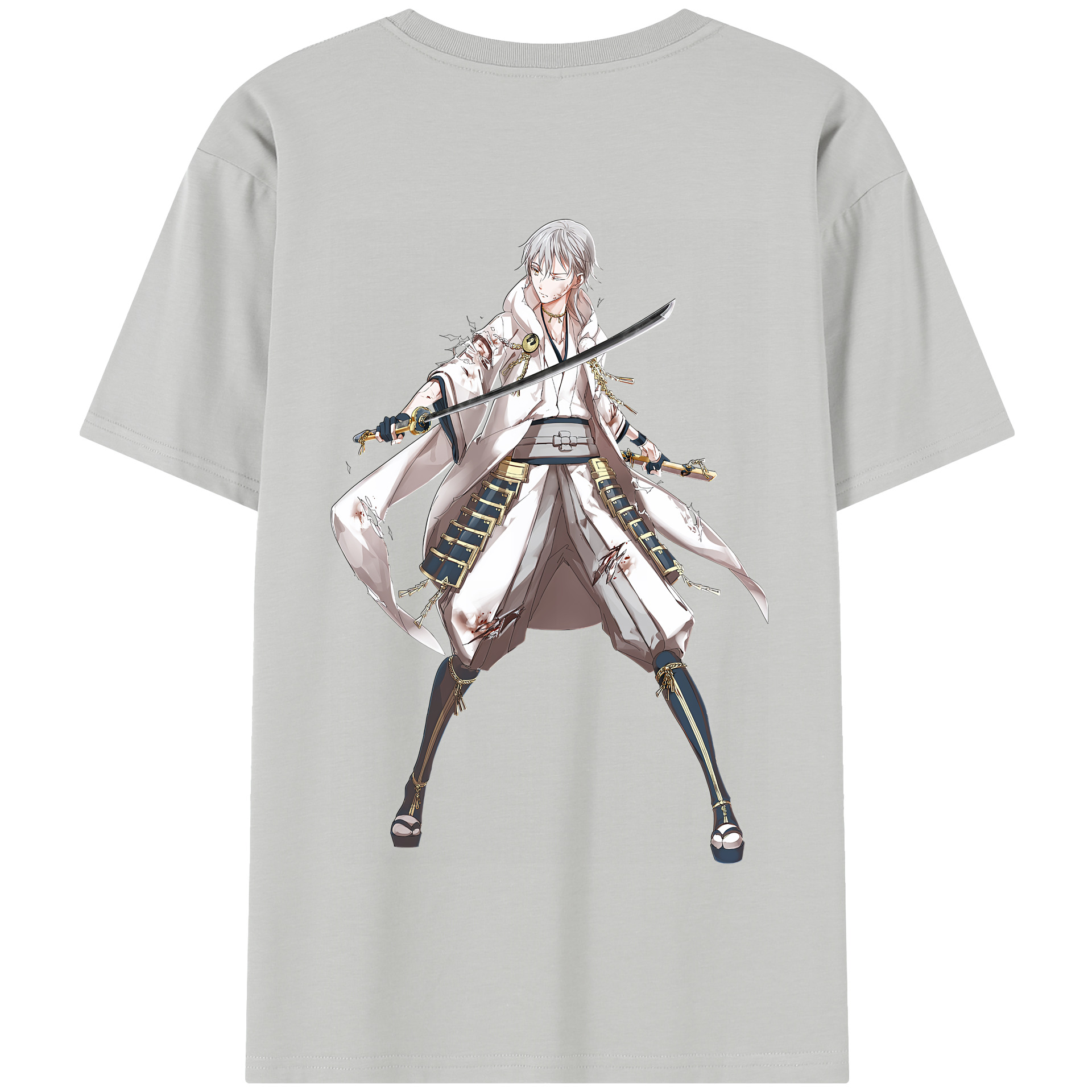 （画像用） 刀剣乱舞 Touken Ranbu 綿100％半袖Tシャツ（背面プリント）
