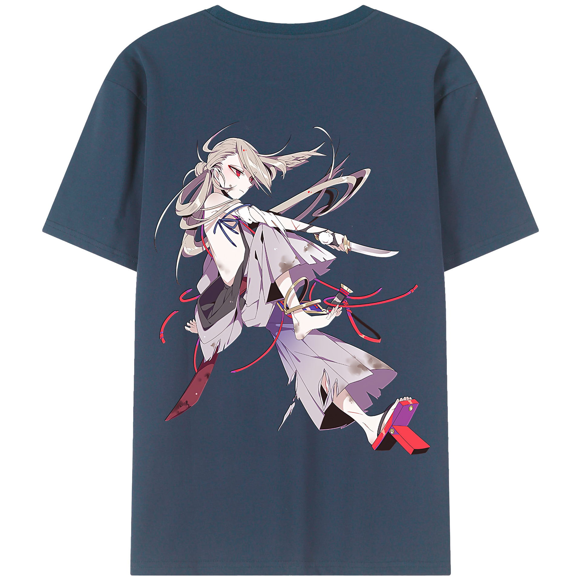 （画像用） 刀剣乱舞 Touken Ranbu 綿100％半袖Tシャツ（背面プリント）