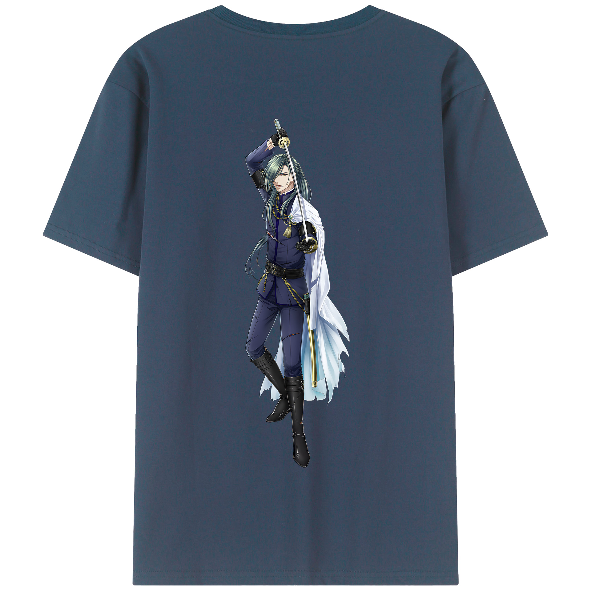 （画像用） 刀剣乱舞 Touken Ranbu 綿100％半袖Tシャツ（背面プリント）