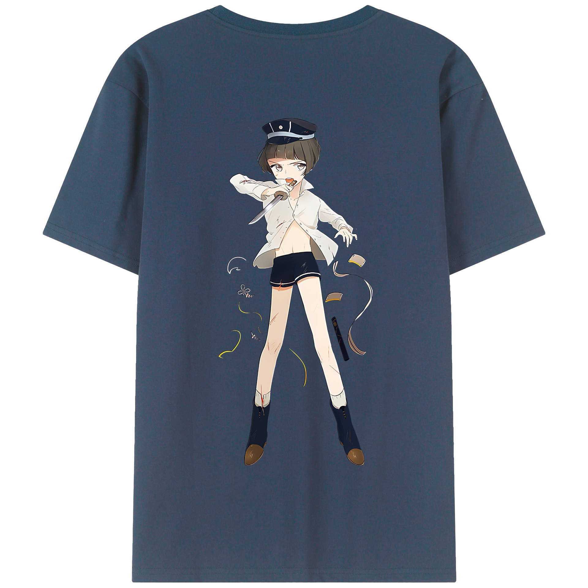 （画像用） 刀剣乱舞 Touken Ranbu 綿100％半袖Tシャツ（背面プリント）