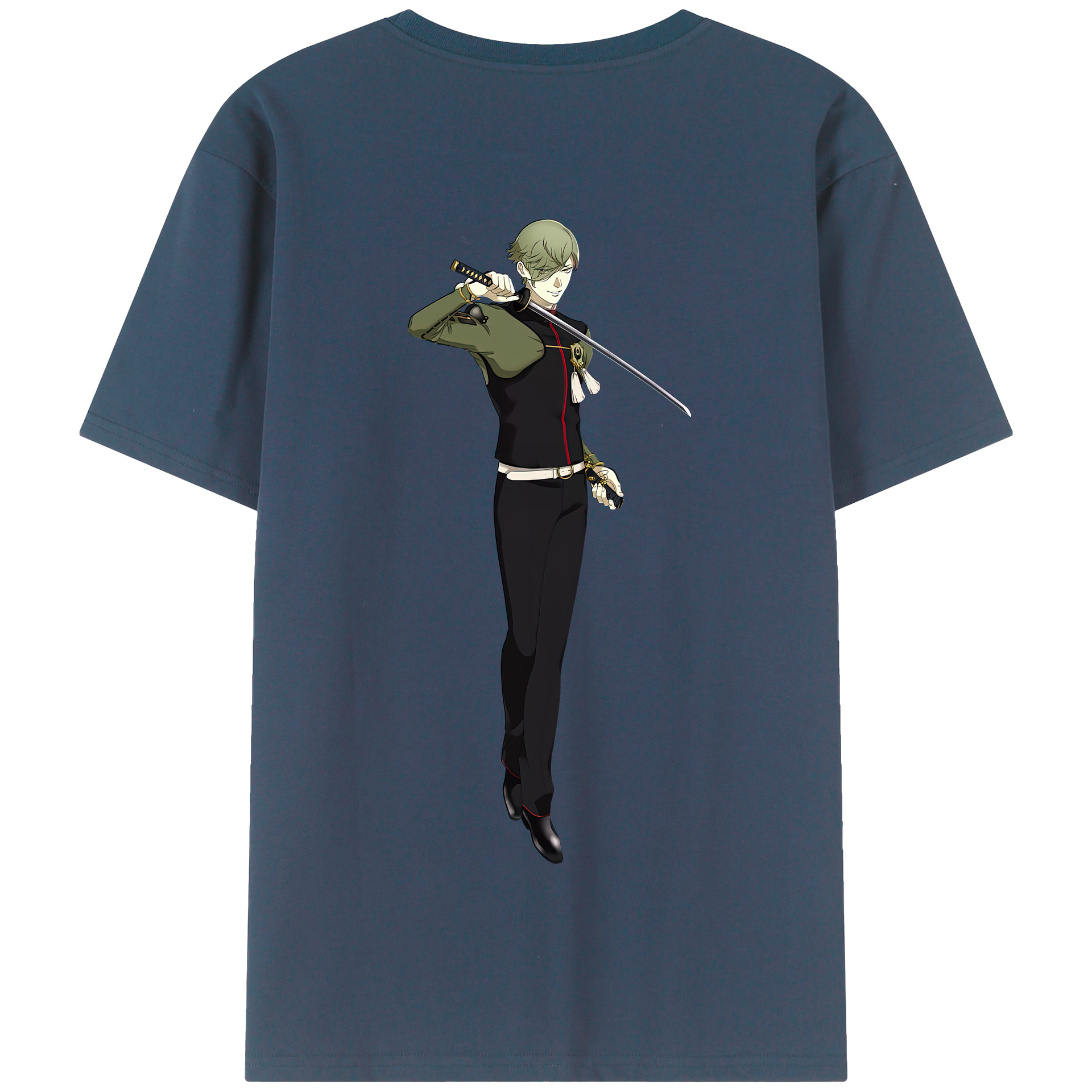 （画像用） 刀剣乱舞 Touken Ranbu 綿100％半袖Tシャツ（背面プリント）