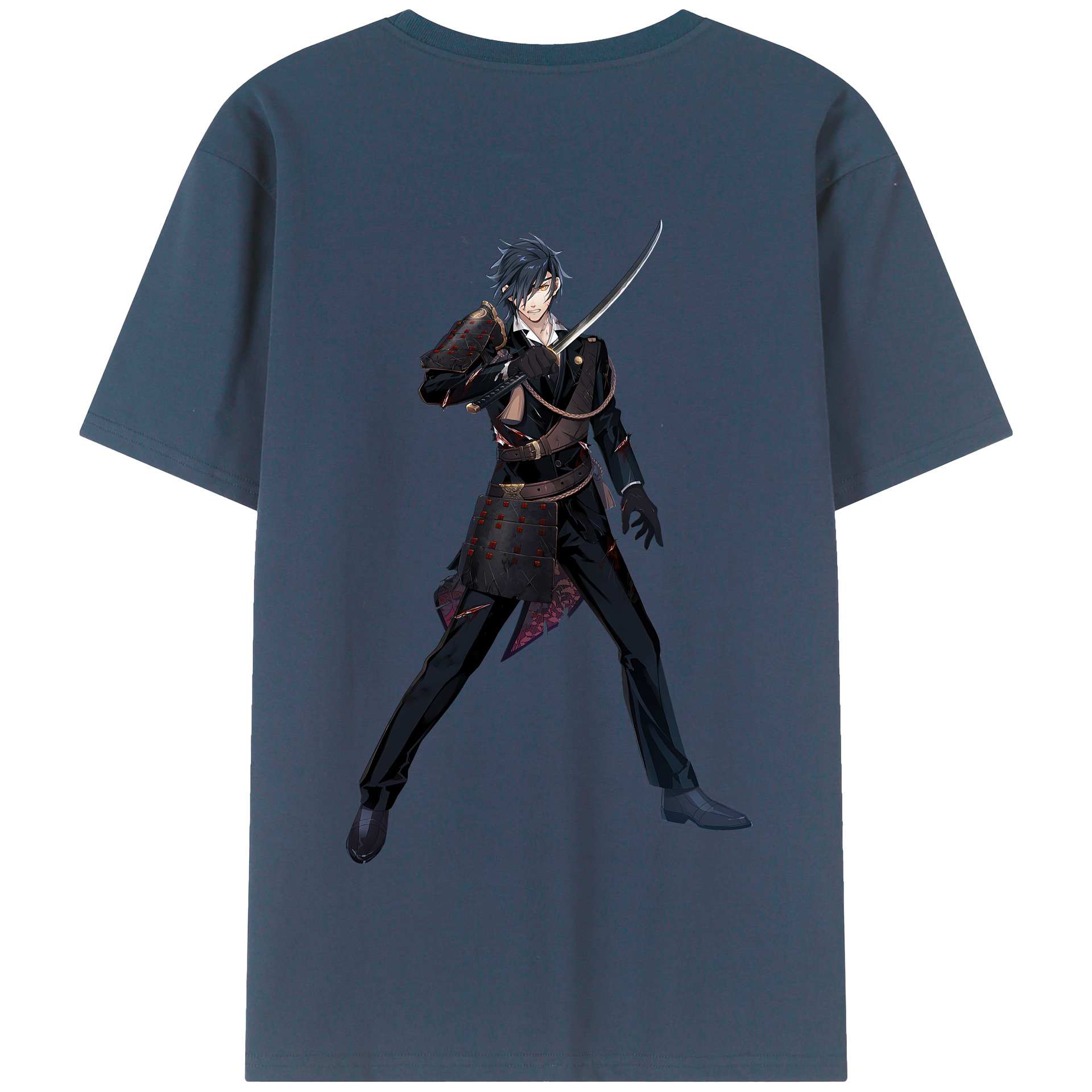 （画像用） 刀剣乱舞 Touken Ranbu 綿100％半袖Tシャツ（背面プリント）