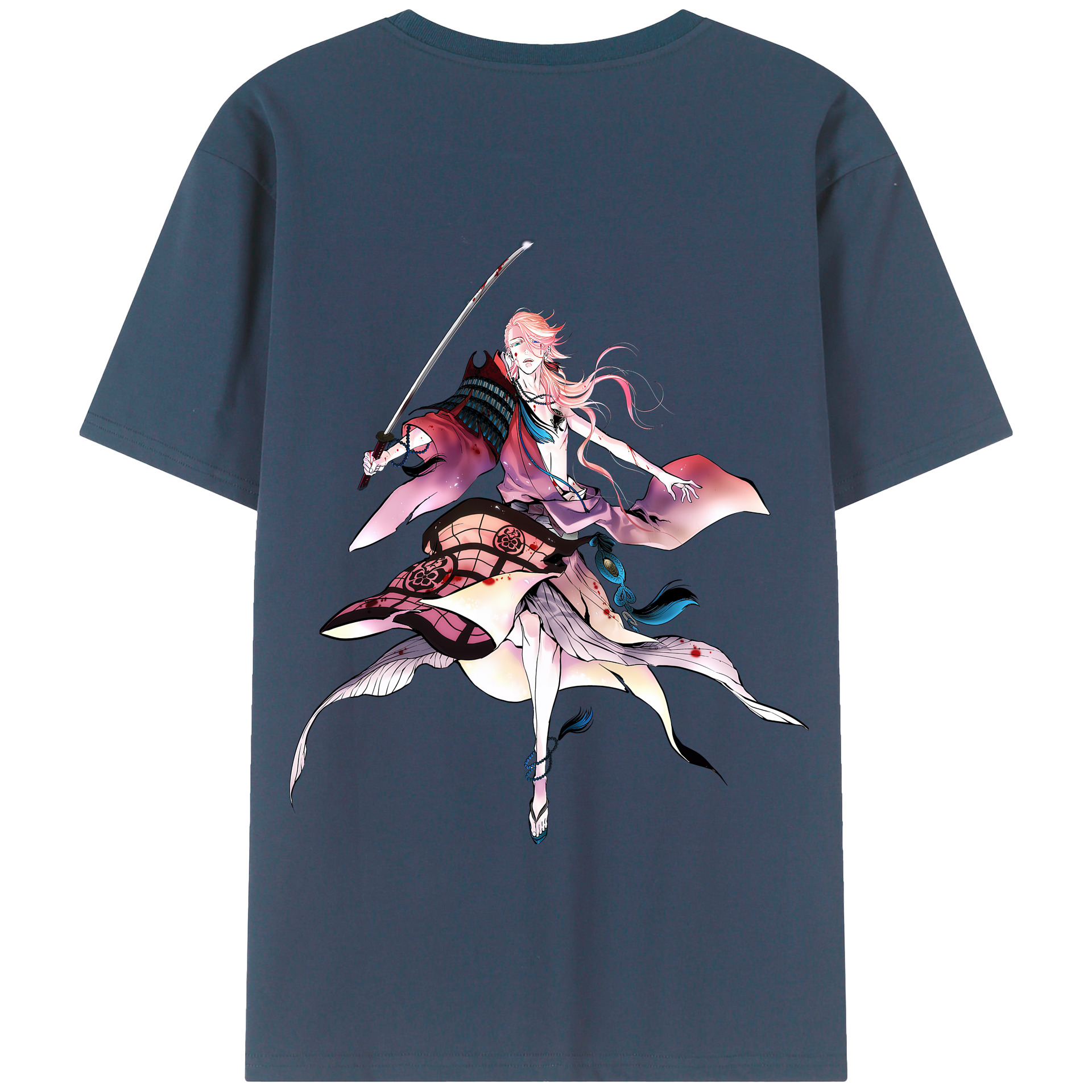 （画像用） 刀剣乱舞 Touken Ranbu 綿100％半袖Tシャツ（背面プリント）