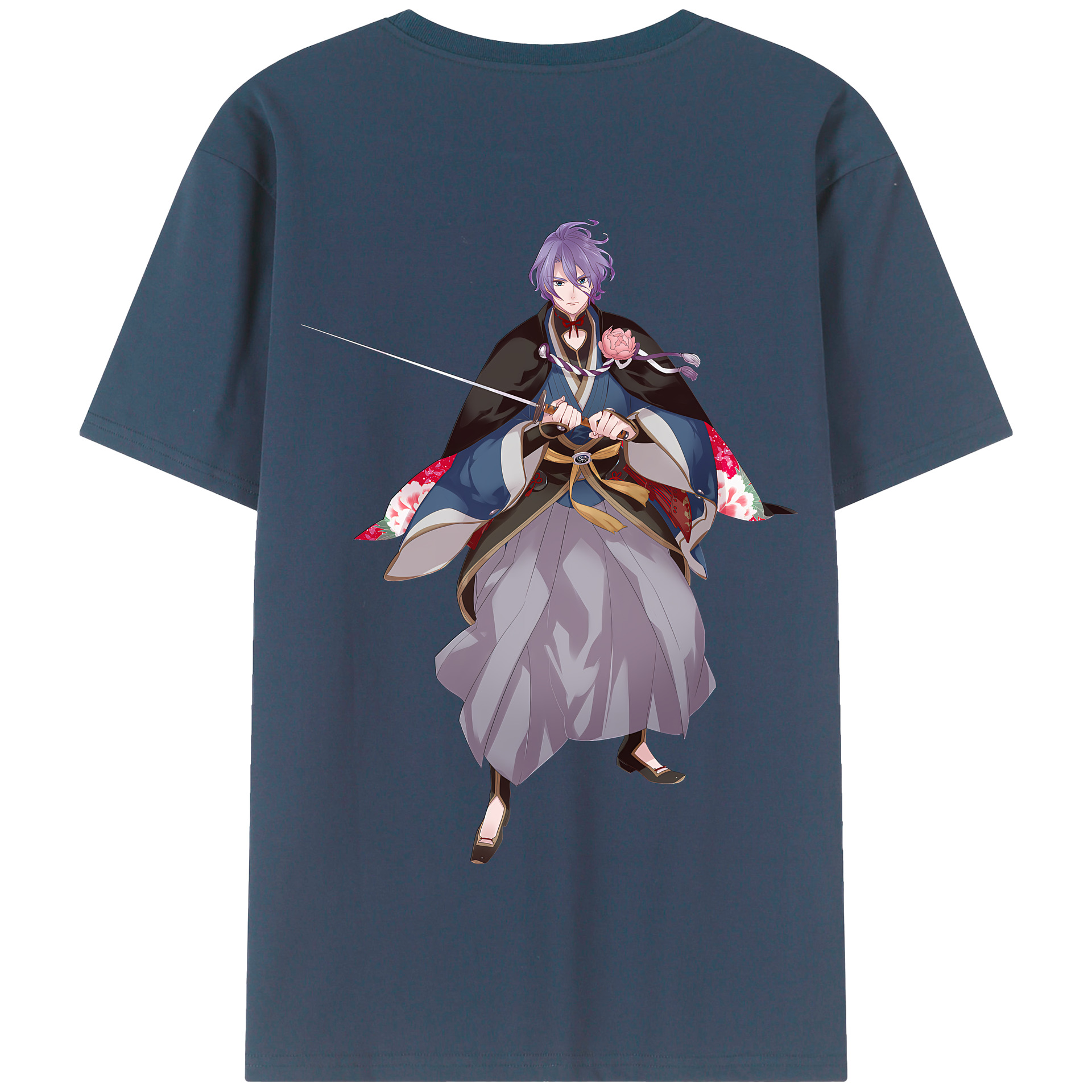 （画像用） 刀剣乱舞 Touken Ranbu 綿100％半袖Tシャツ（背面プリント）