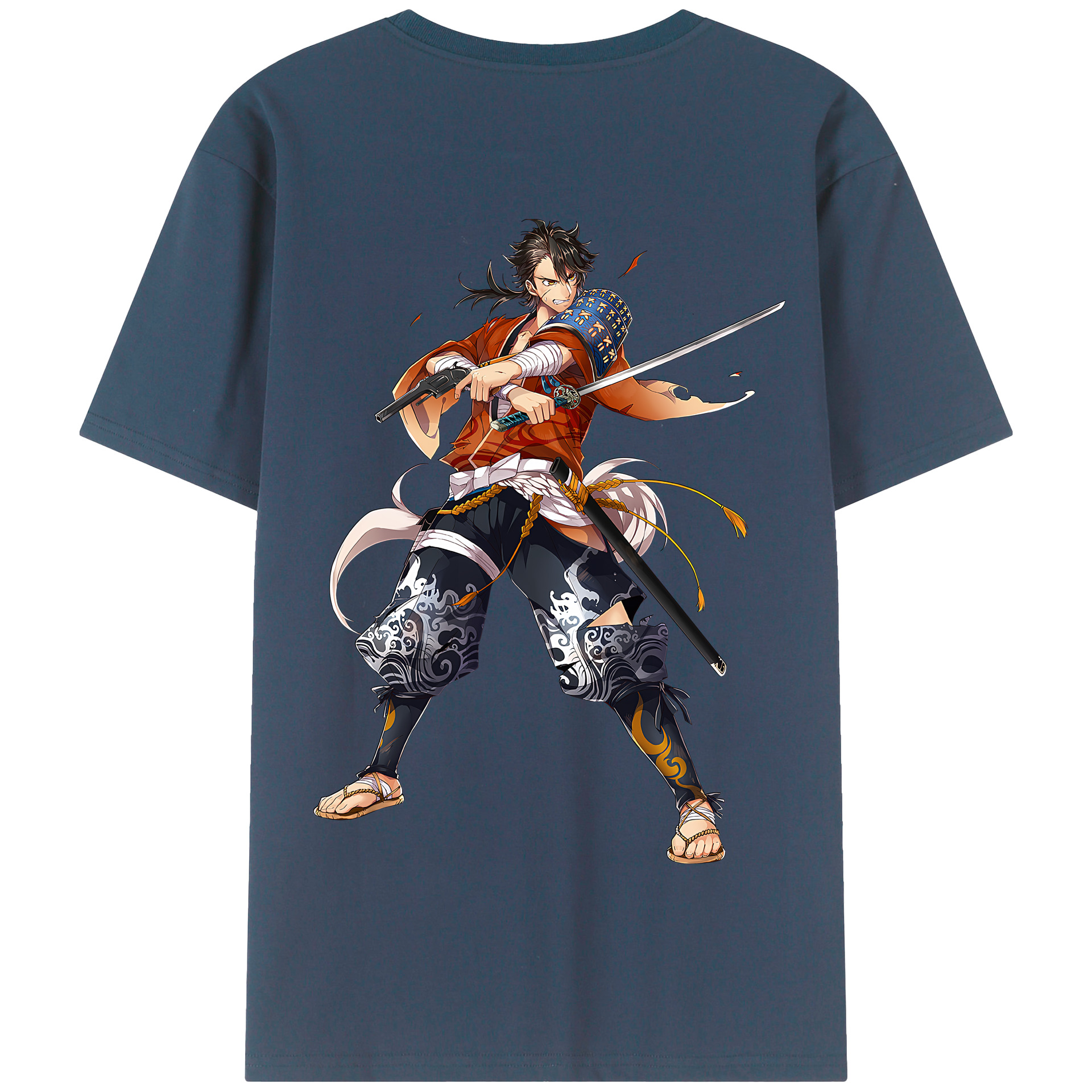 （画像用） 刀剣乱舞 Touken Ranbu 綿100％半袖Tシャツ（背面プリント）