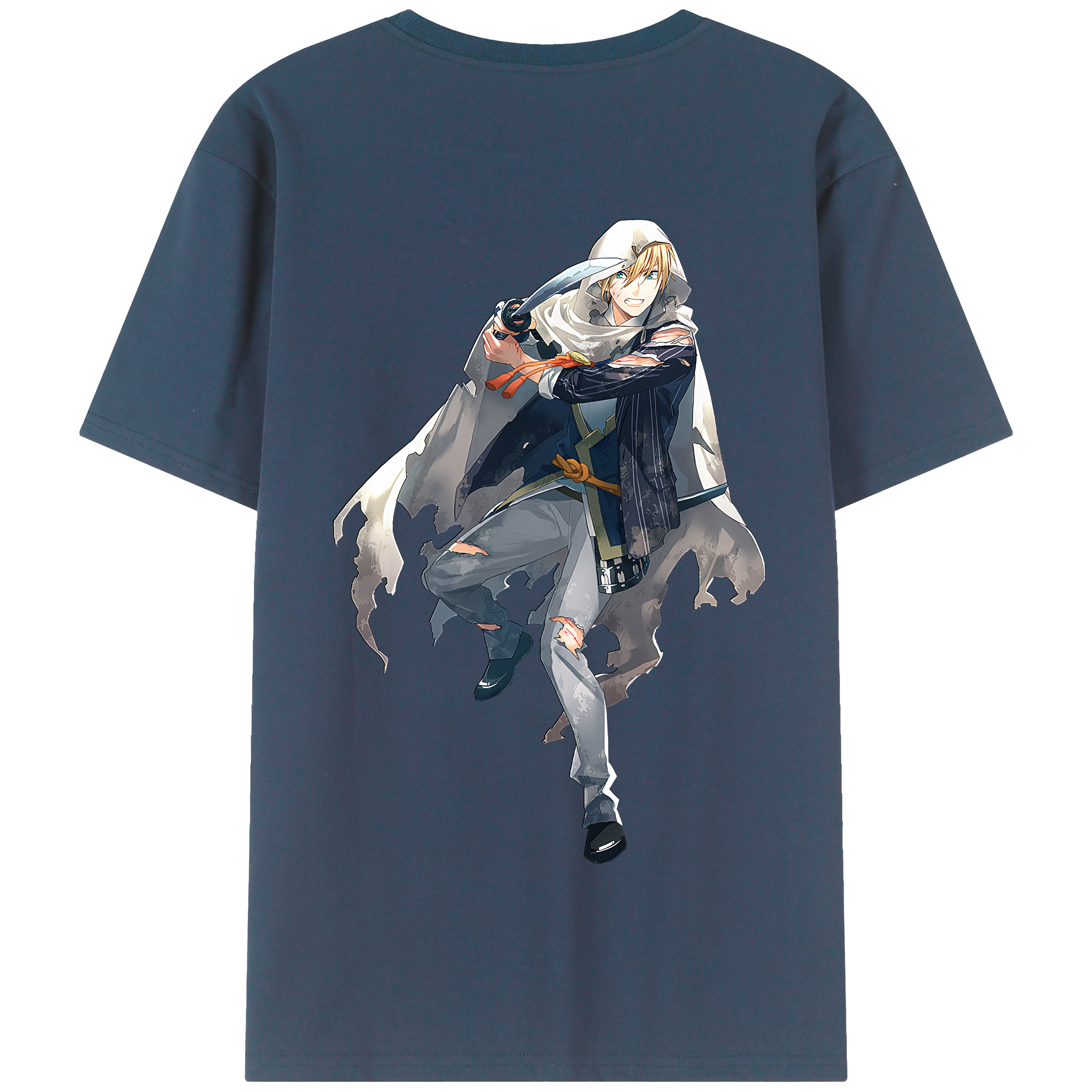 （画像用） 刀剣乱舞 Touken Ranbu 綿100％半袖Tシャツ（背面プリント）