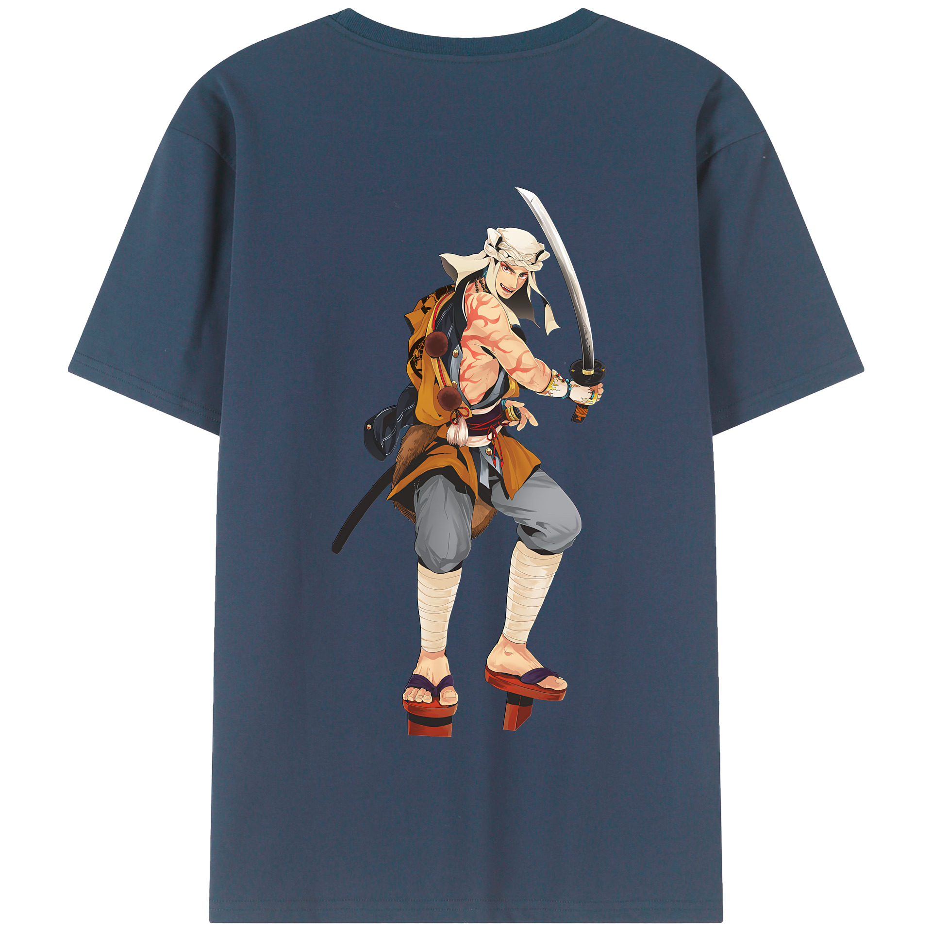 （画像用） 刀剣乱舞 Touken Ranbu 綿100％半袖Tシャツ（背面プリント）
