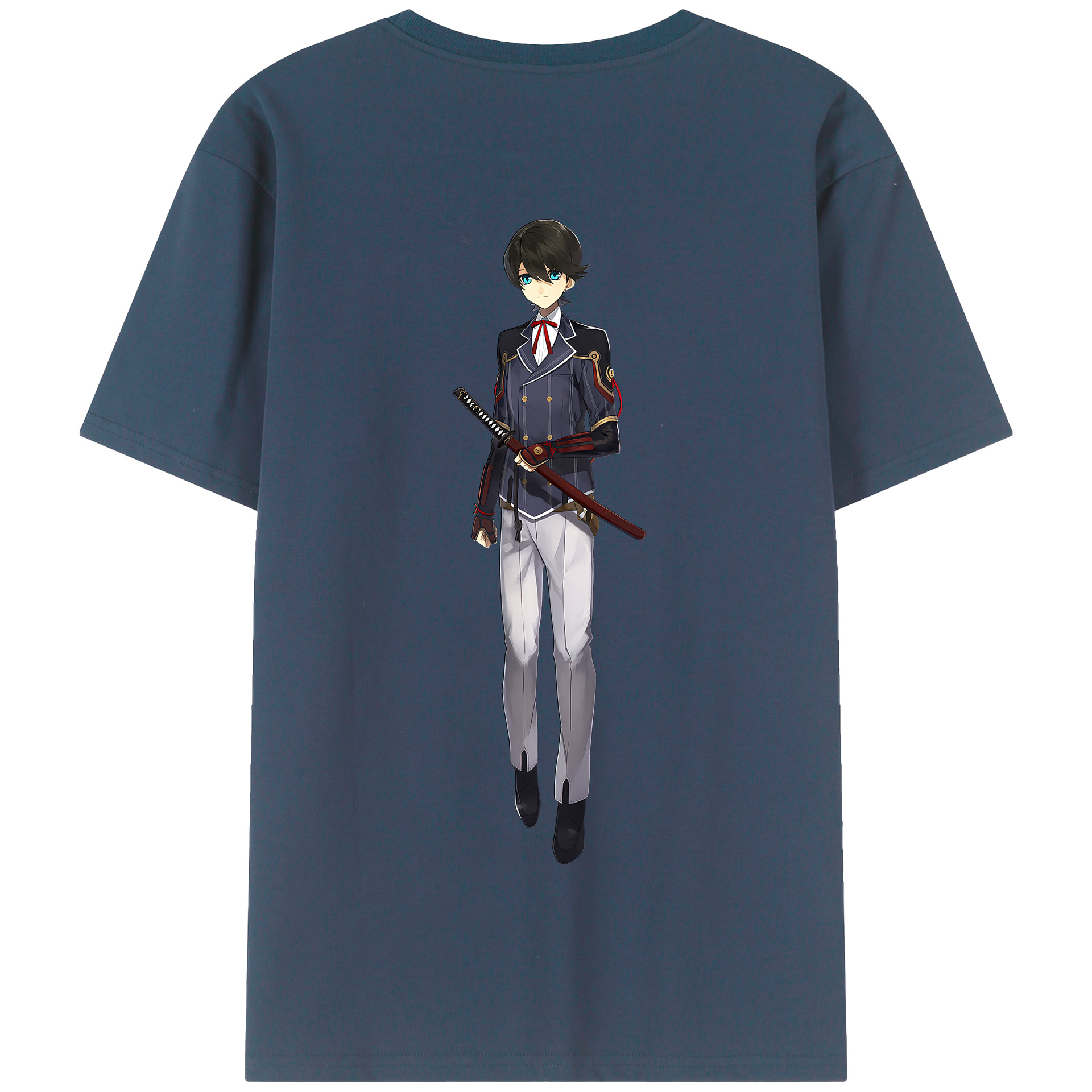 （画像用） 刀剣乱舞 Touken Ranbu 綿100％半袖Tシャツ（背面プリント）