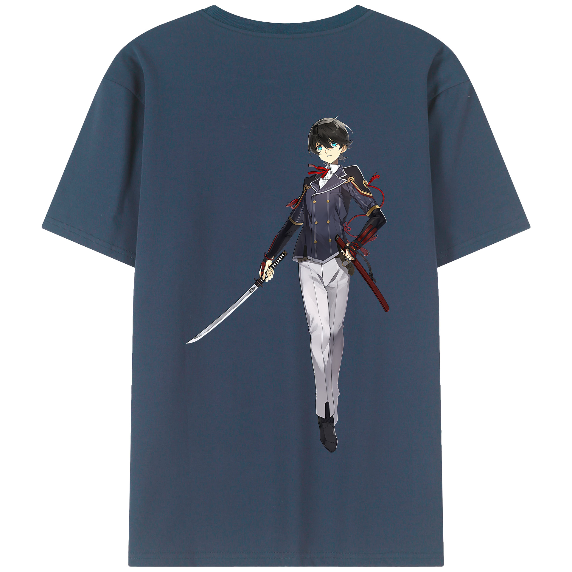 （画像用） 刀剣乱舞 Touken Ranbu 綿100％半袖Tシャツ（背面プリント）