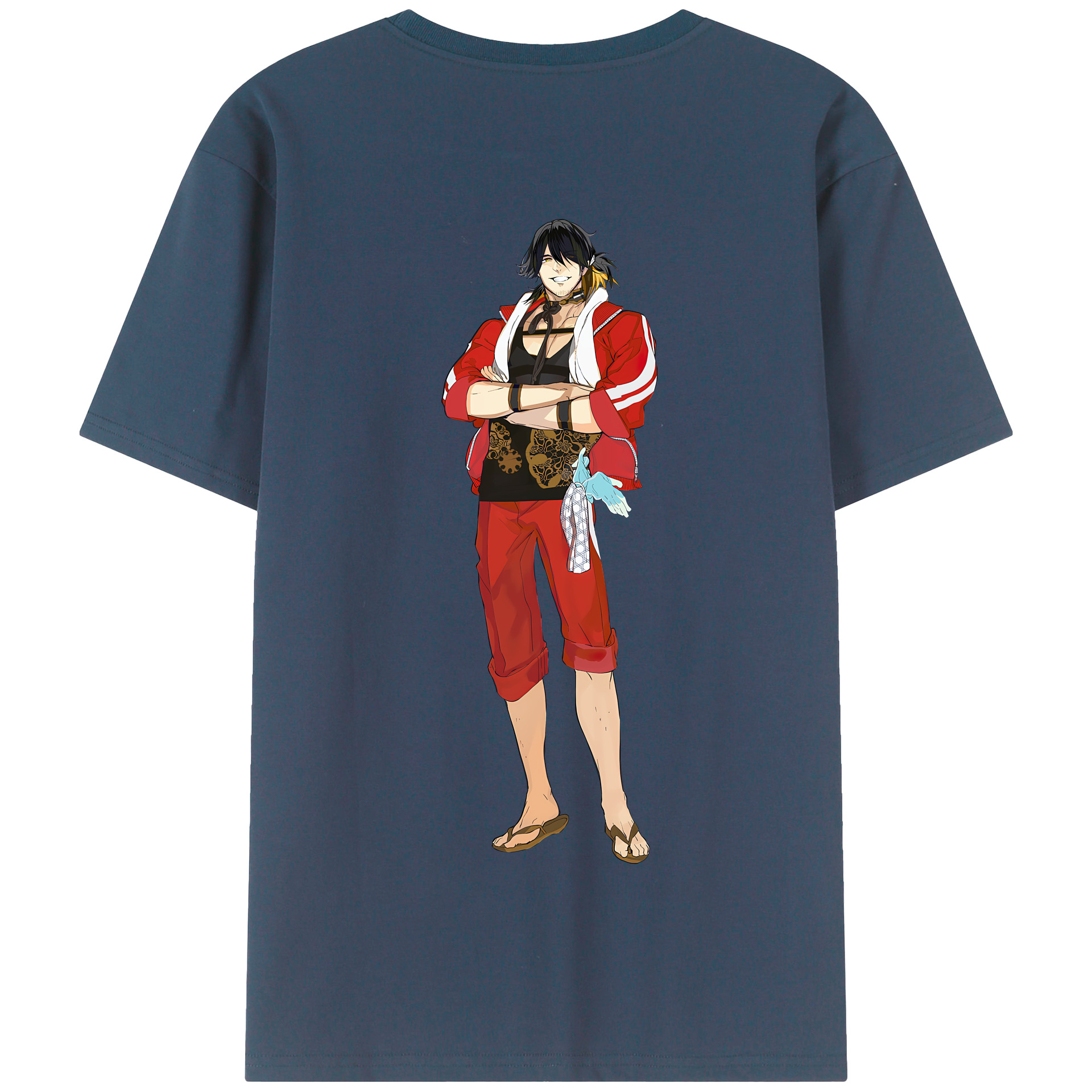 （画像用） 刀剣乱舞 Touken Ranbu 綿100％半袖Tシャツ（背面プリント）