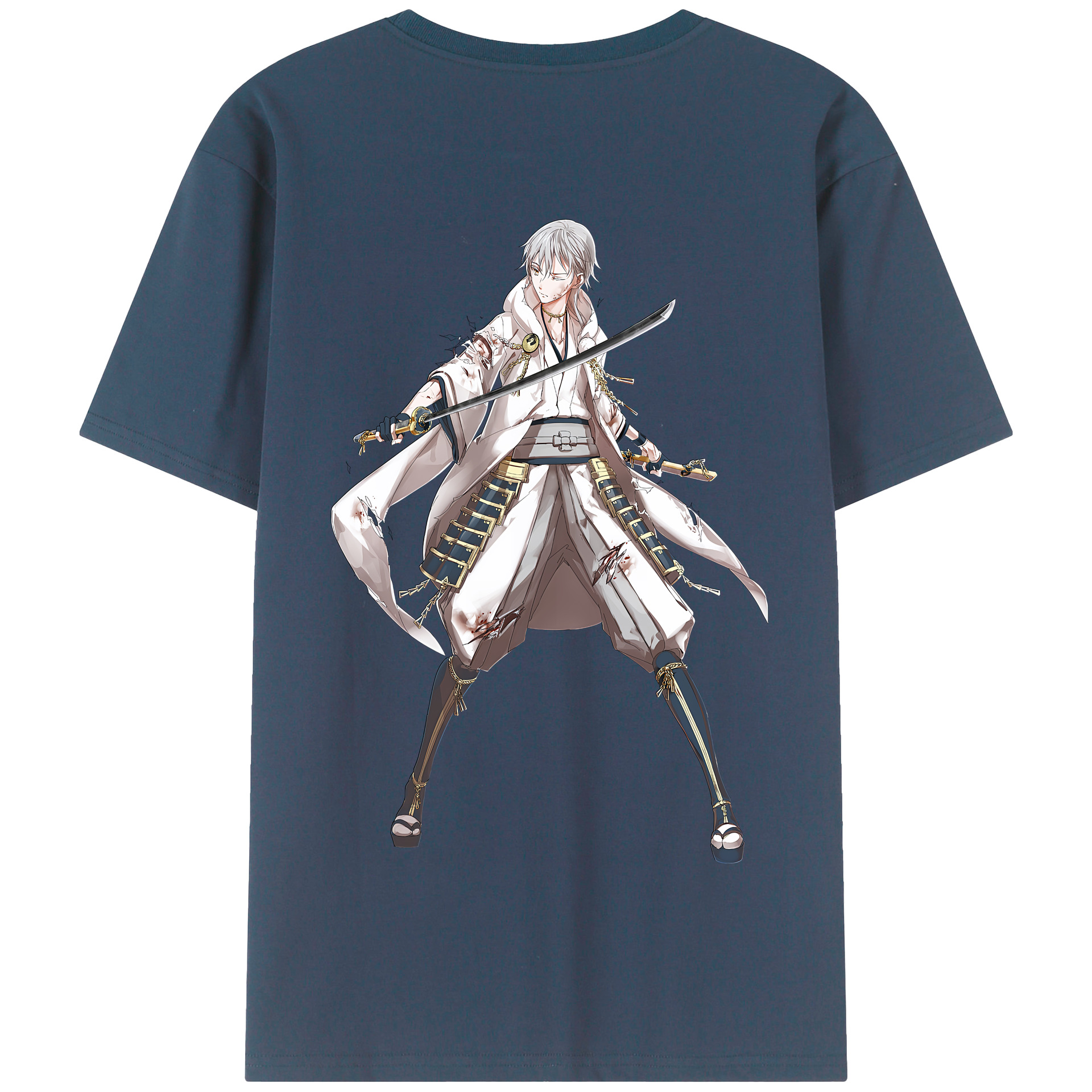（画像用） 刀剣乱舞 Touken Ranbu 綿100％半袖Tシャツ（背面プリント）