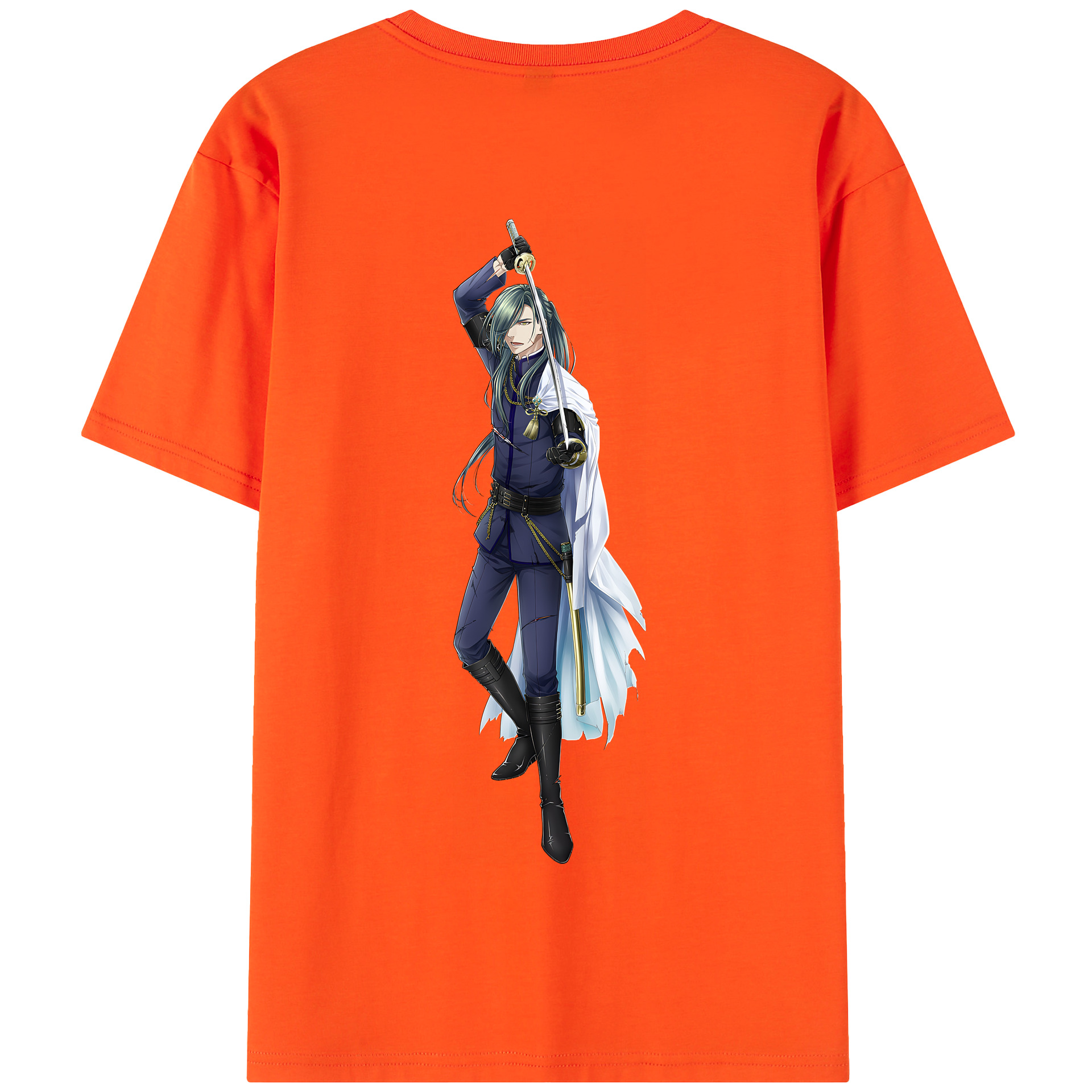 （画像用） 刀剣乱舞 Touken Ranbu 綿100％半袖Tシャツ（背面プリント）