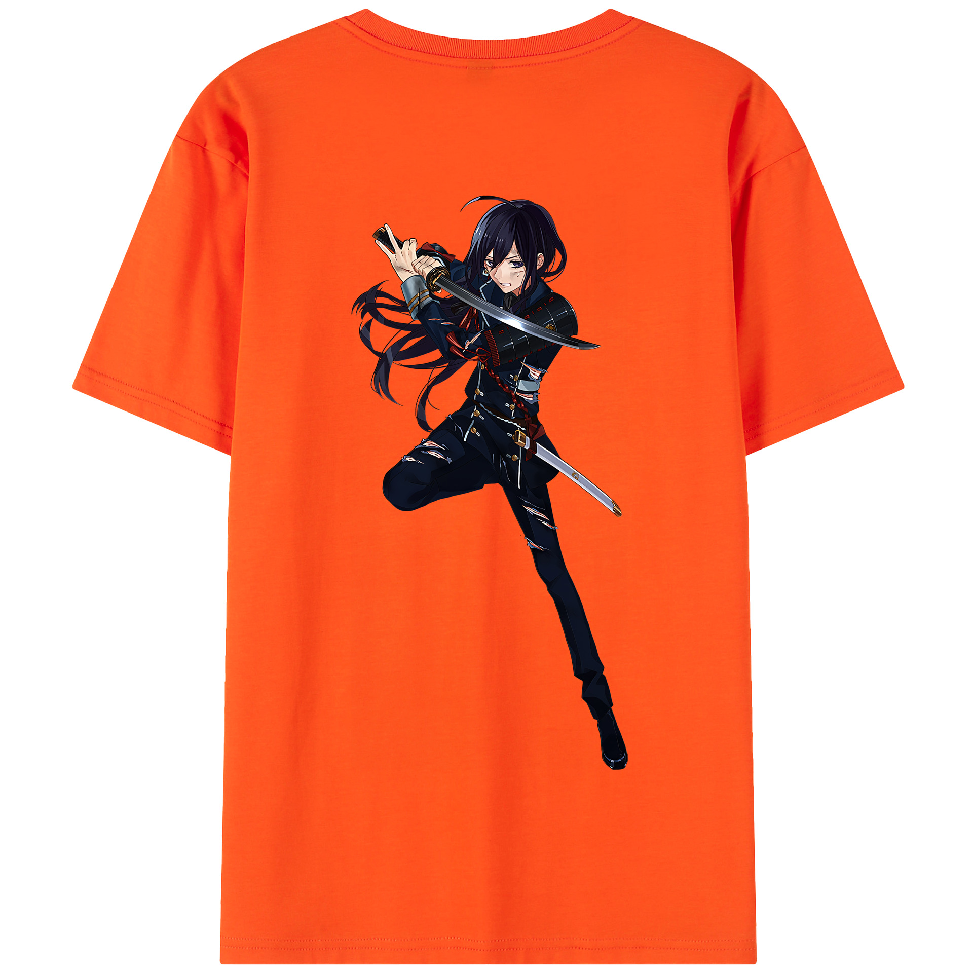 （画像用） 刀剣乱舞 Touken Ranbu 綿100％半袖Tシャツ（背面プリント）