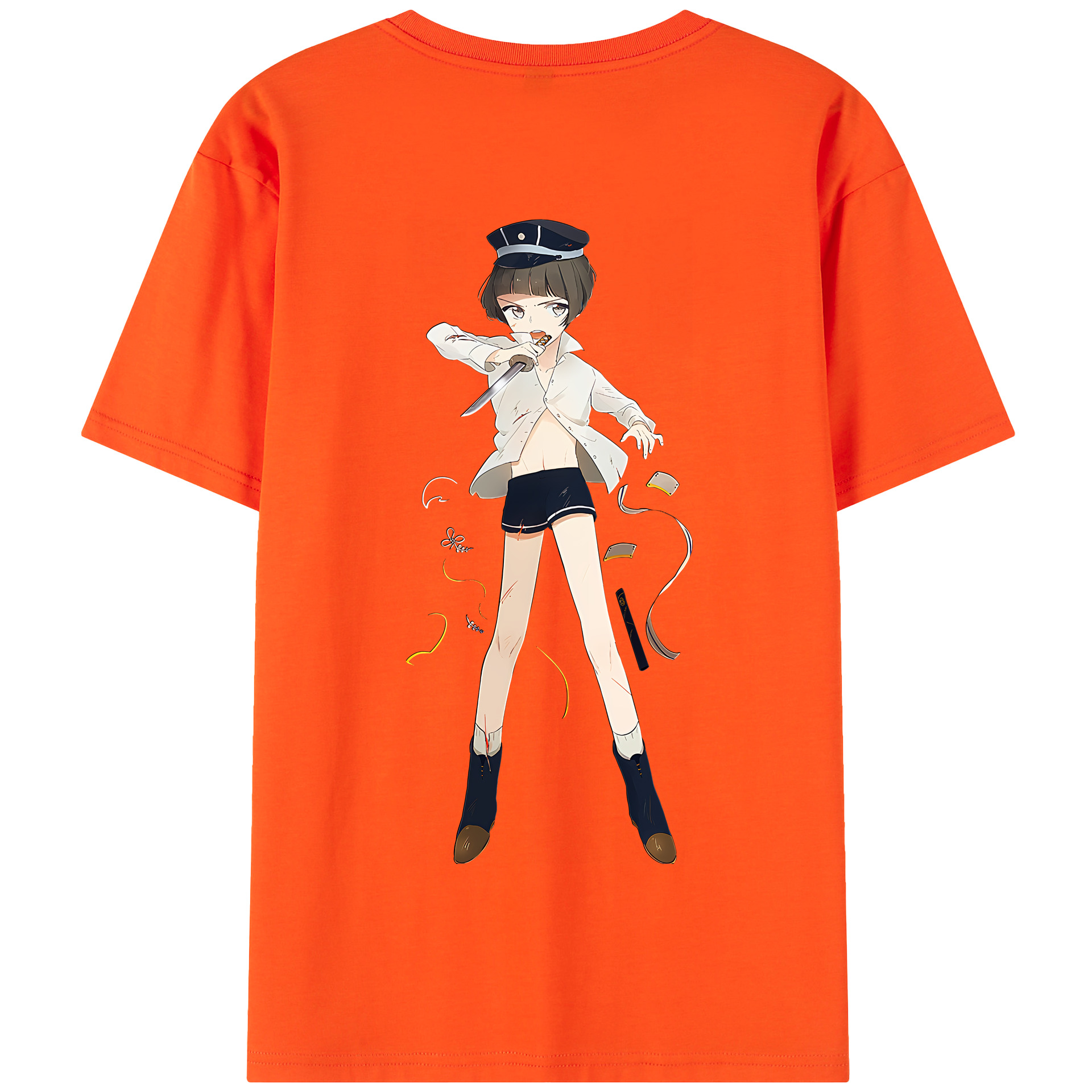 （画像用） 刀剣乱舞 Touken Ranbu 綿100％半袖Tシャツ（背面プリント）