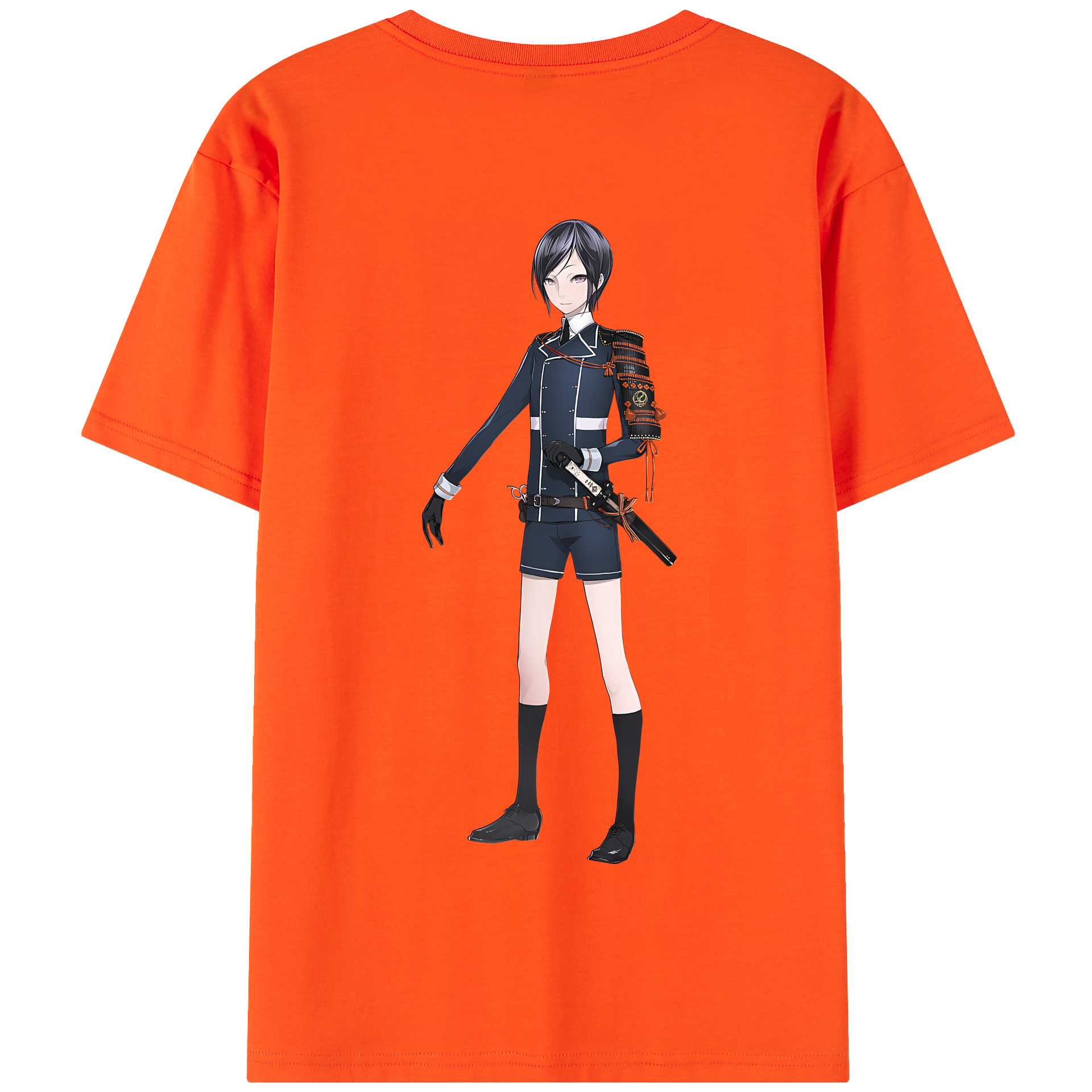 （画像用） 刀剣乱舞 Touken Ranbu 綿100％半袖Tシャツ（背面プリント）