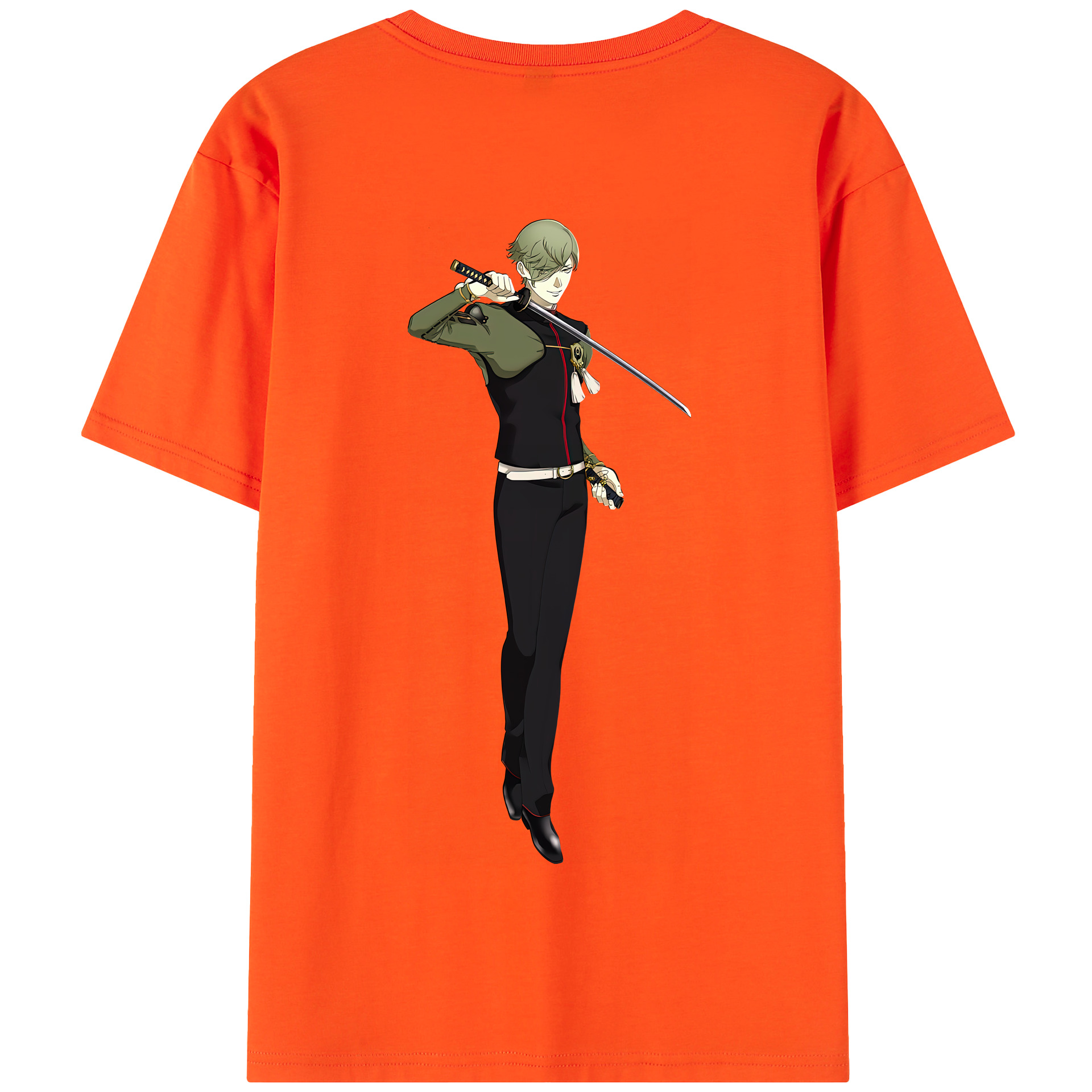 （画像用） 刀剣乱舞 Touken Ranbu 綿100％半袖Tシャツ（背面プリント）