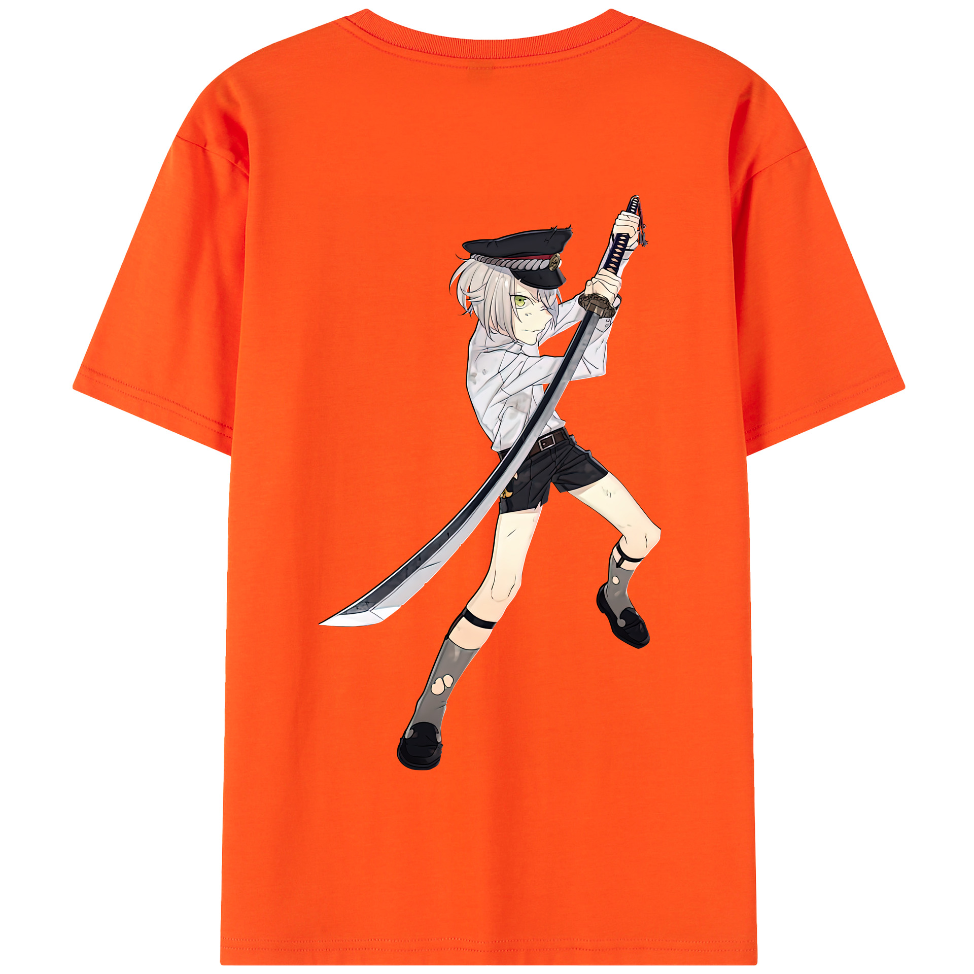 （画像用） 刀剣乱舞 Touken Ranbu 綿100％半袖Tシャツ（背面プリント）