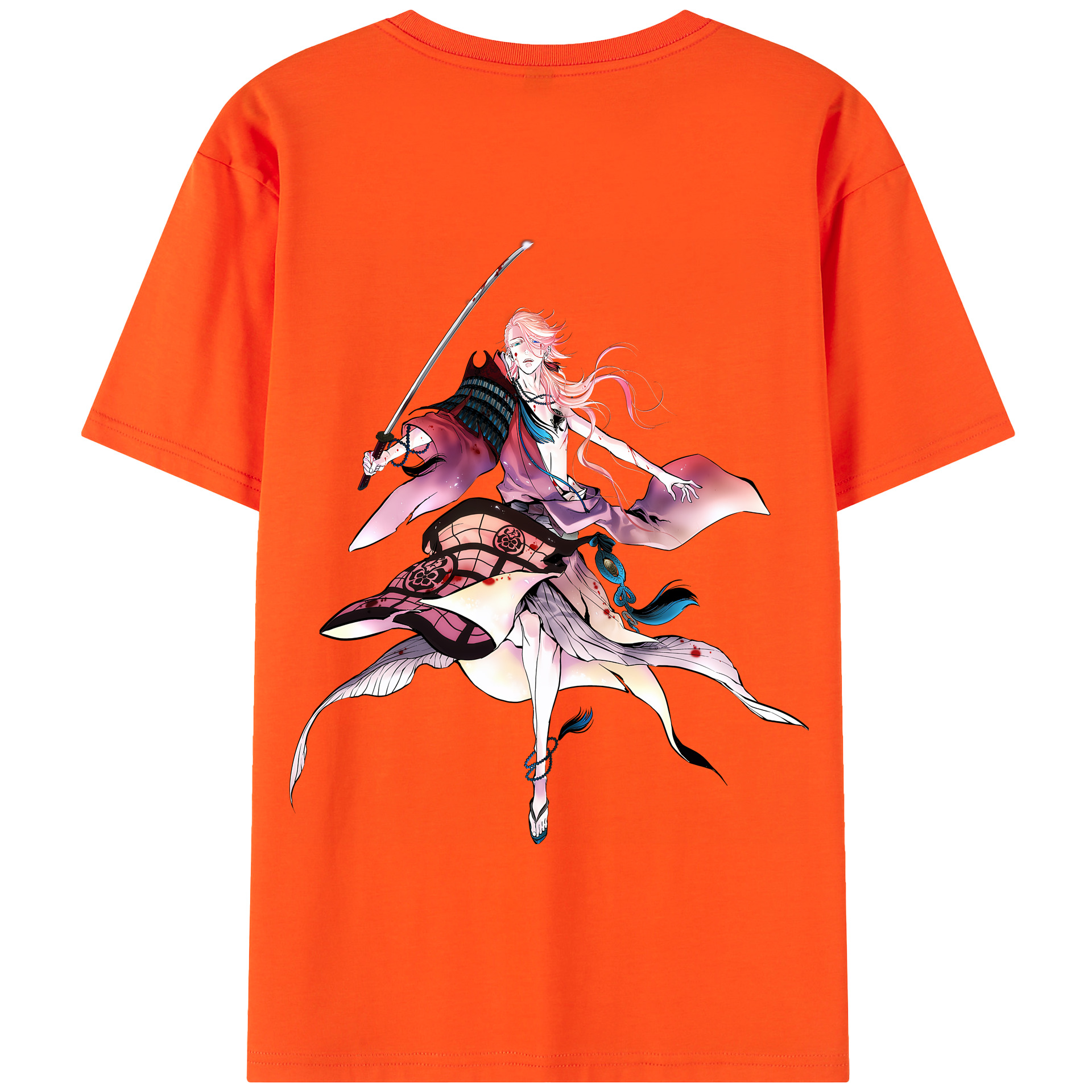 （画像用） 刀剣乱舞 Touken Ranbu 綿100％半袖Tシャツ（背面プリント）
