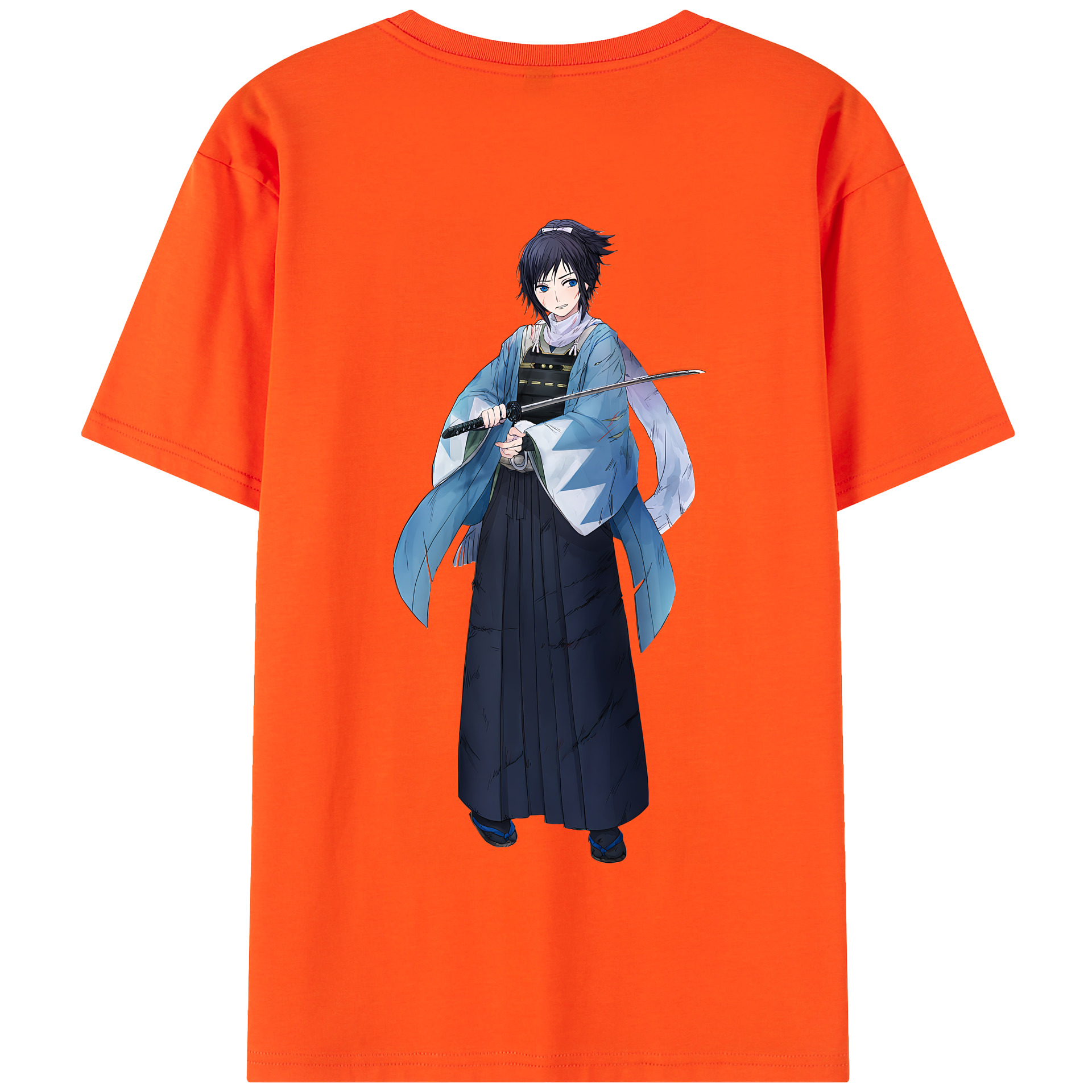 （画像用） 刀剣乱舞 Touken Ranbu 綿100％半袖Tシャツ（背面プリント）