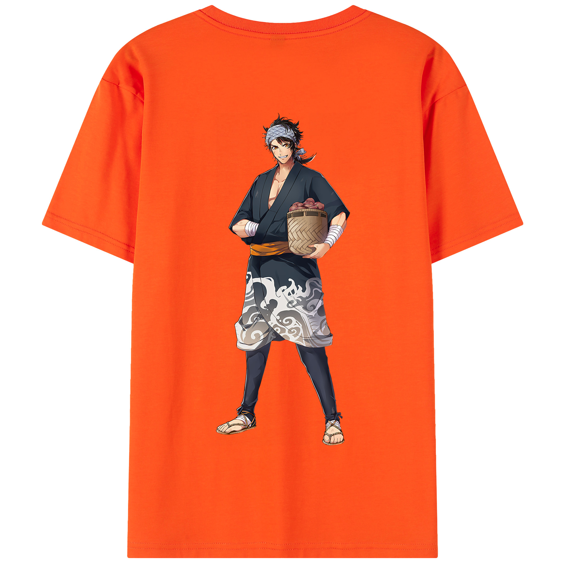 （画像用） 刀剣乱舞 Touken Ranbu 綿100％半袖Tシャツ（背面プリント）